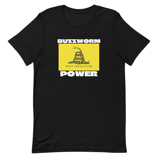 BUZZWORM POWER-WHITE LETTERING