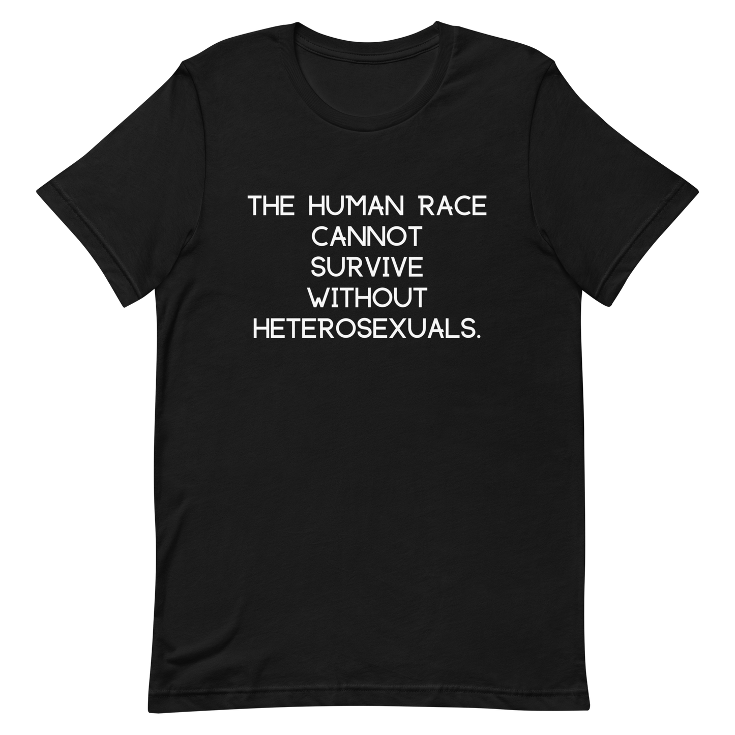 HETEROSEXUAL SURVIVAL-WHITE LETTERING