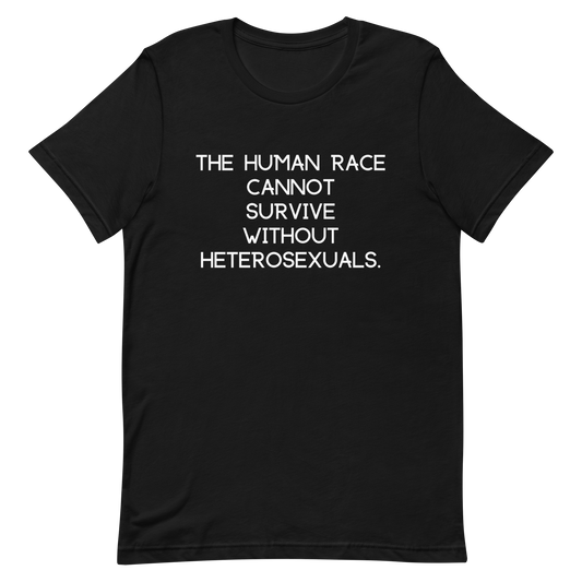 HETEROSEXUAL SURVIVAL-WHITE LETTERING