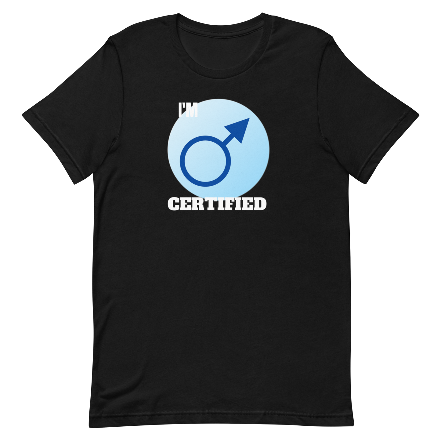 CERTIFIED MALE-WHITE LETTERS