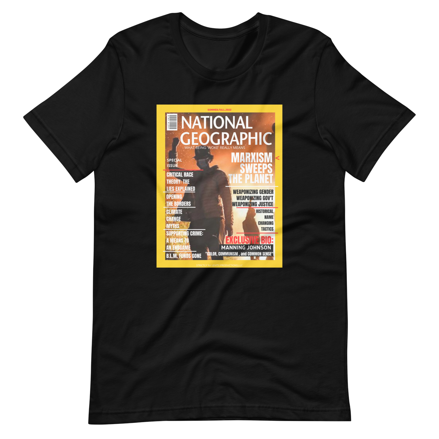 MARXISM/BLM/NATIONAL GEOGRAPHIC-PROVOCATIVE MAGAZINE SERIES