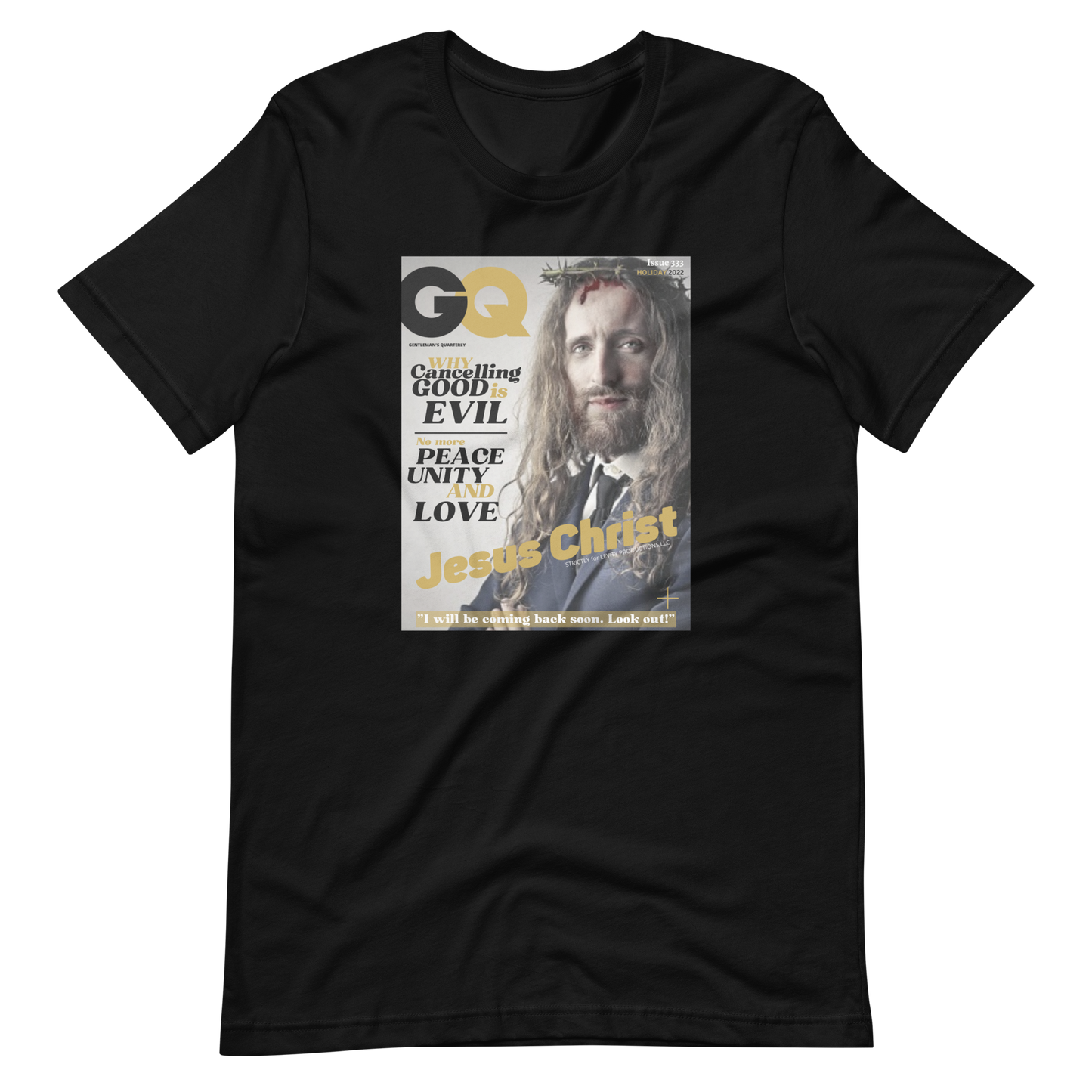 JESUS CHRIST/GENTLEMAN's QUARTERLY-PROVOCATIVE MAGAZINE SERIES