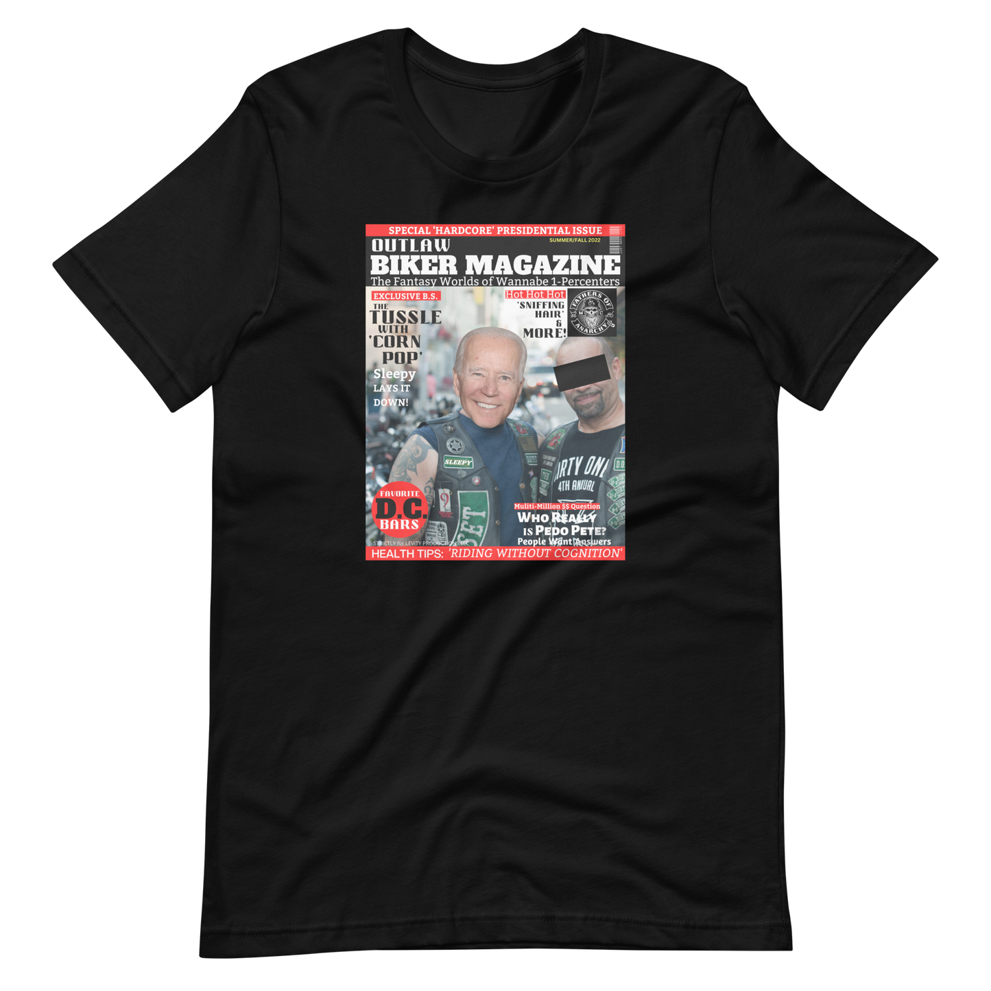 JOE BIDEN/OUTLAW BIKER MAGAZINE-PROVOCATIVE MAGAZINE SERIES