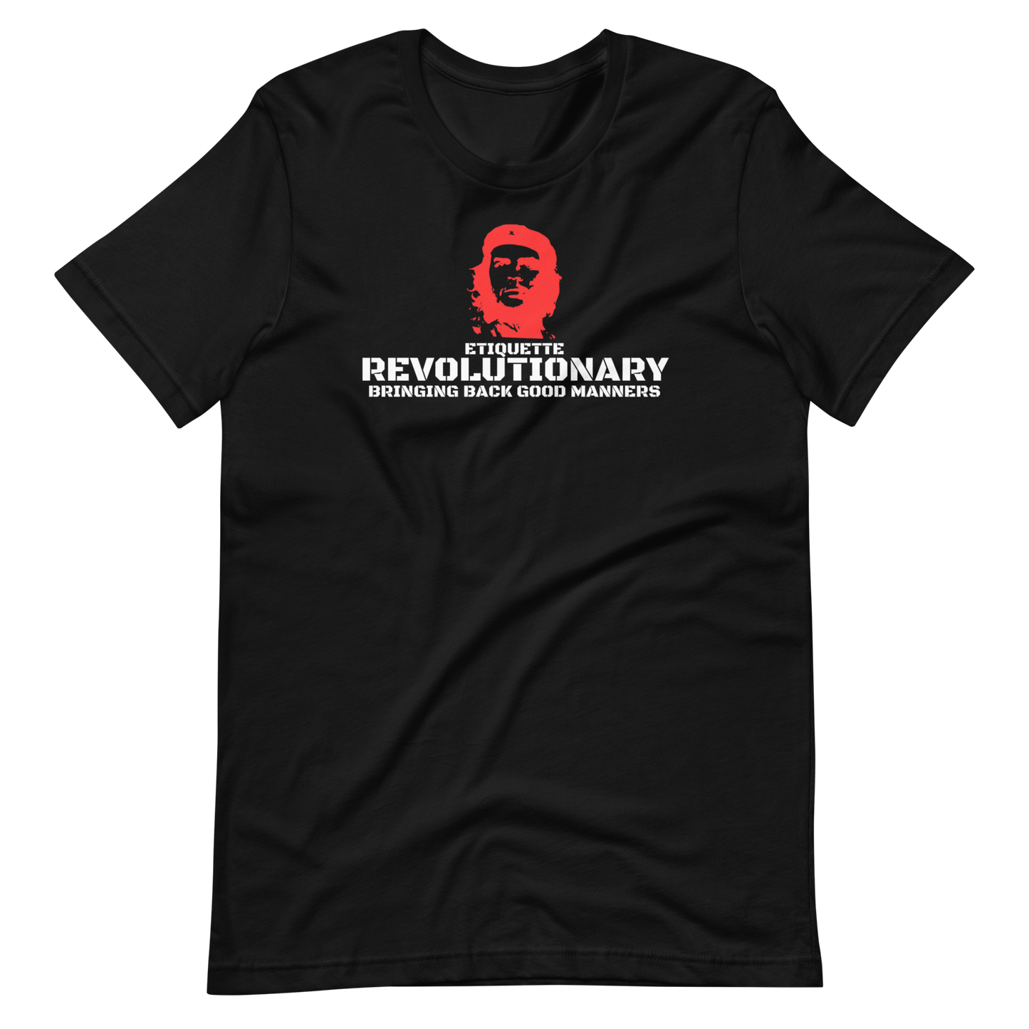 ETIQUETTE REVOLUTIONARY/CHE-WHITE LETTERING