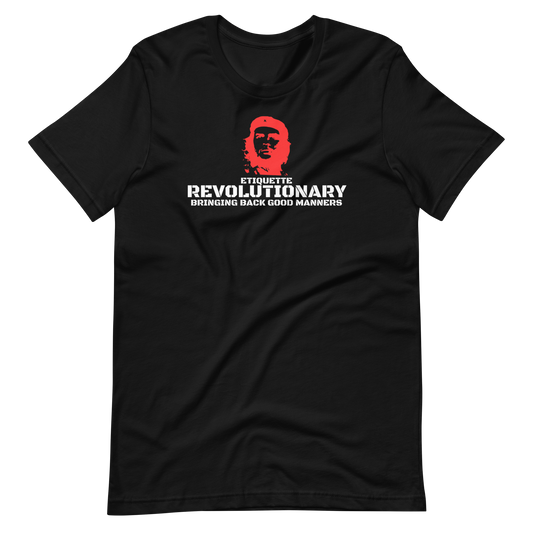 ETIQUETTE REVOLUTIONARY/CHE-WHITE LETTERING