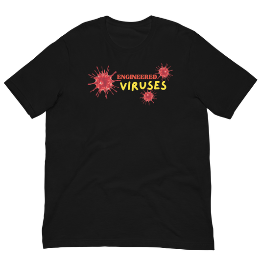ENGINEERED VIRUSES/MADE IN CHINA-RED/YELLOW LETTERING