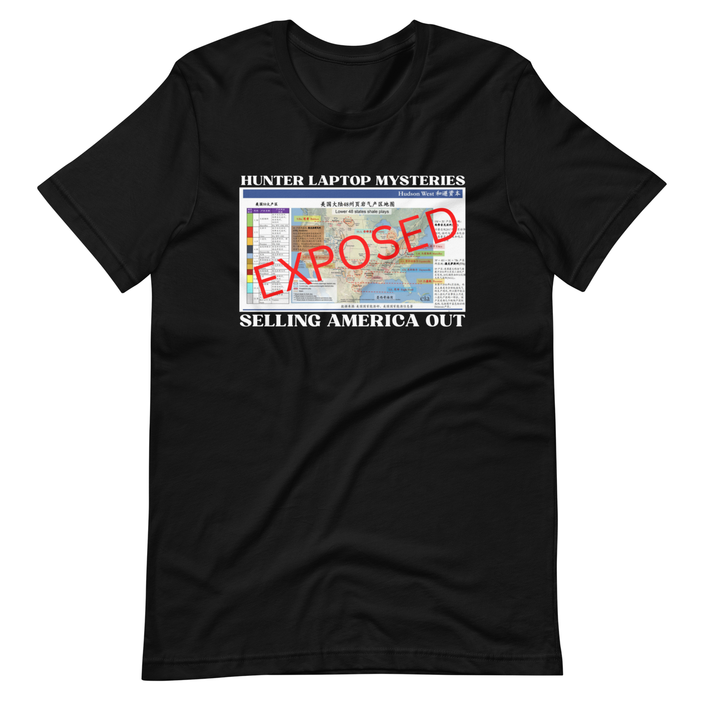 HUNTER LAPTOP MYSTERIES/SELLING AMERICA OUT-WHITE LETTERING