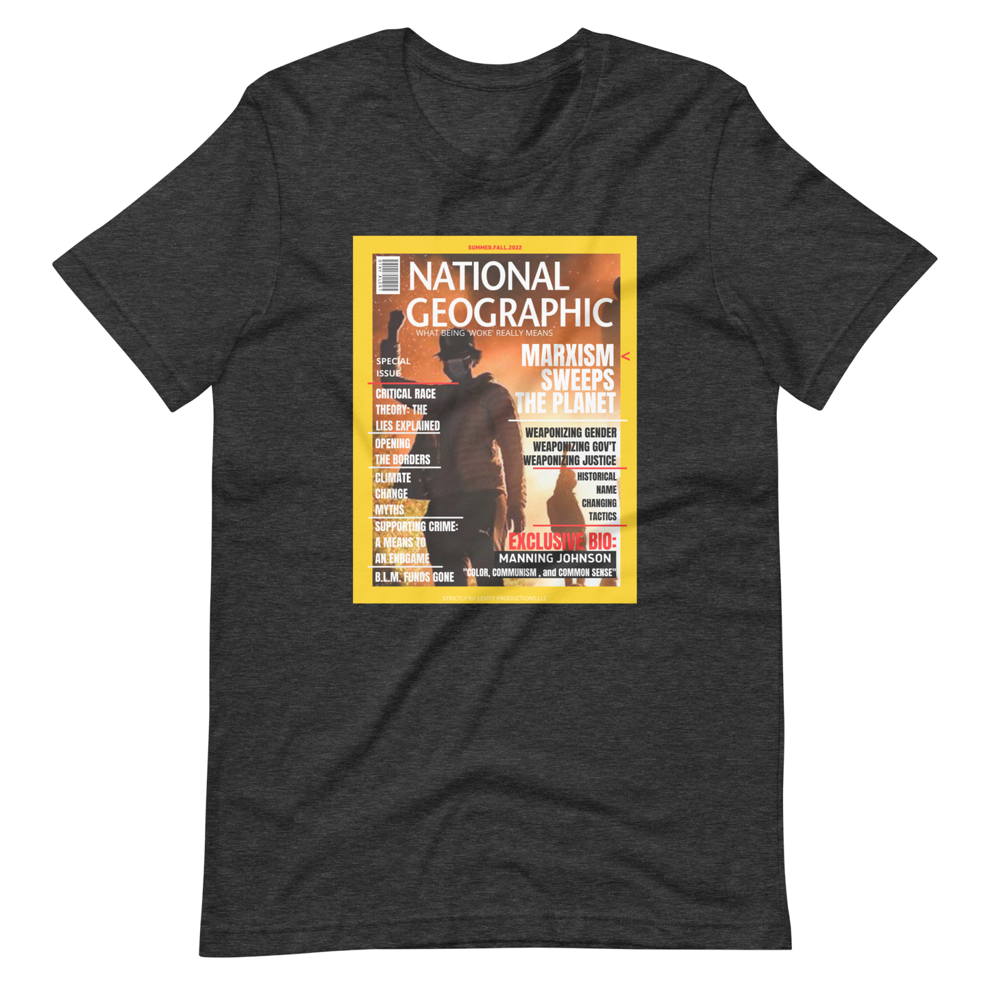 MARXISM/BLM/NATIONAL GEOGRAPHIC-PROVOCATIVE MAGAZINE SERIES