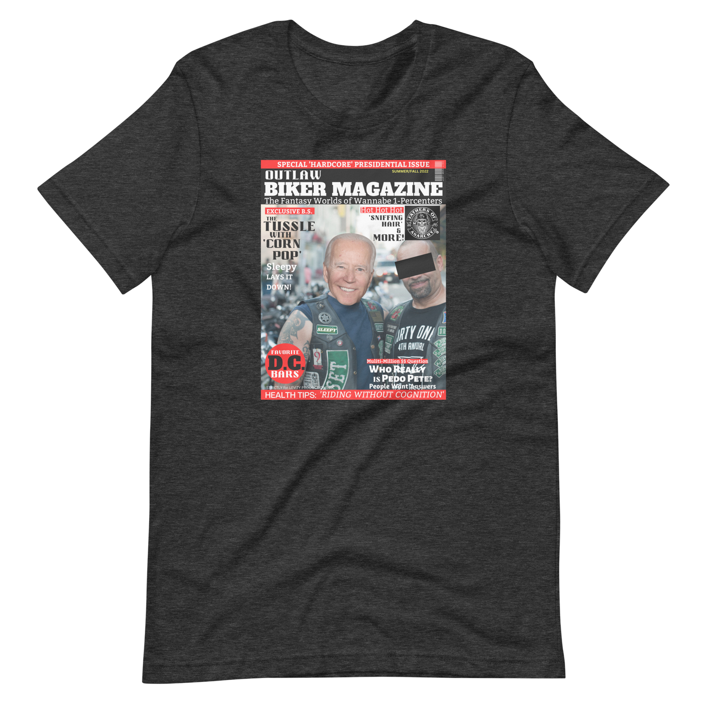 JOE BIDEN/OUTLAW BIKER MAGAZINE-PROVOCATIVE MAGAZINE SERIES