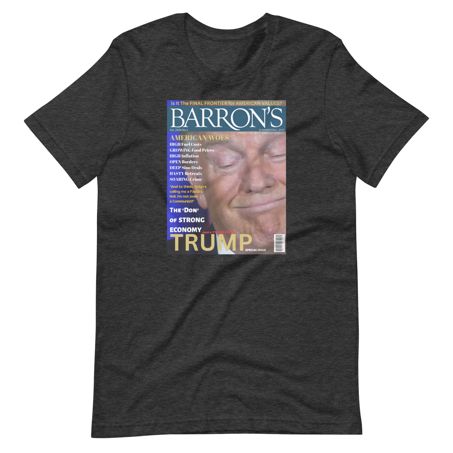 DONALD TRUMP/BARRON'S-PROVOCATIVE MAGAZINE SERIES