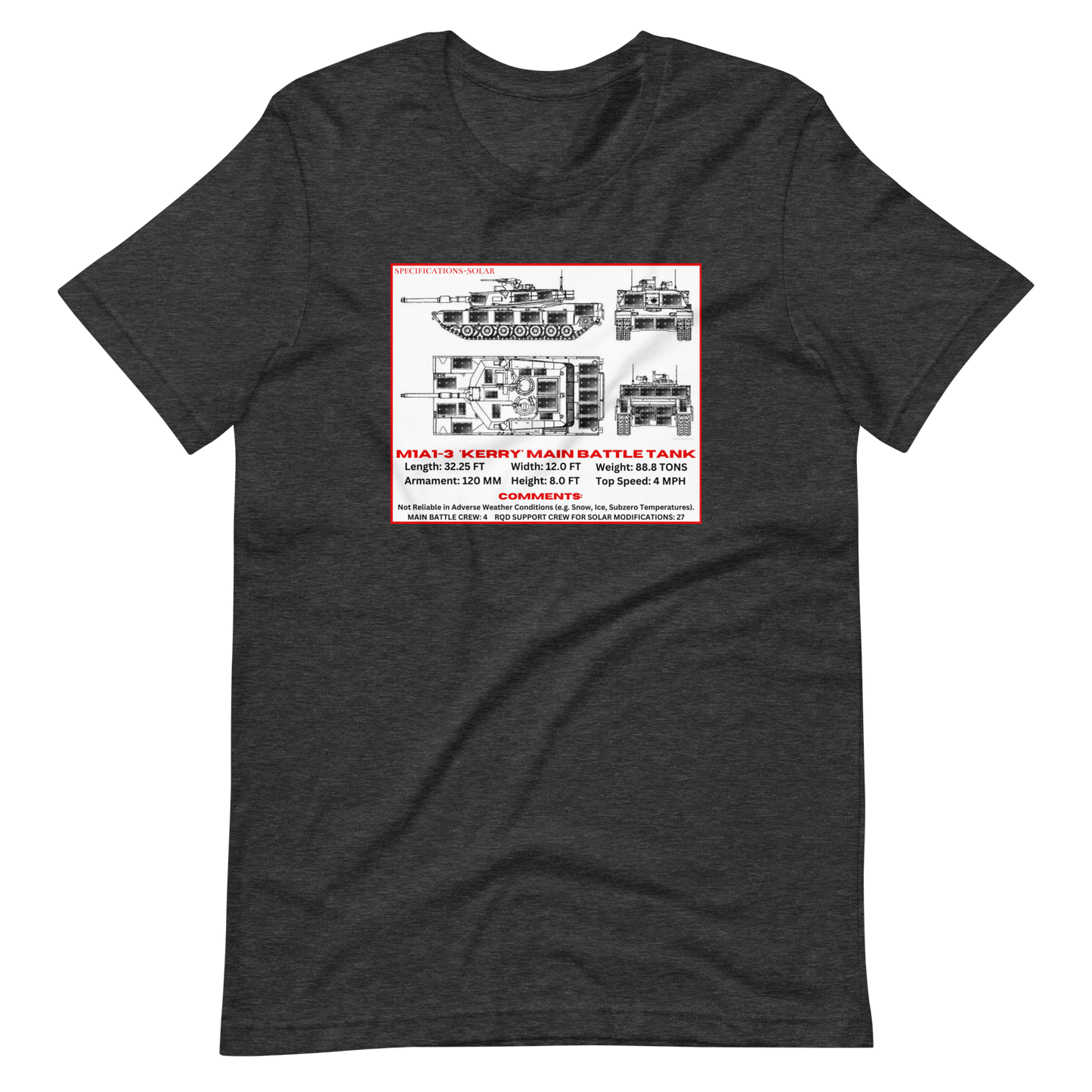 M1A1-3 "KERRY" MAIN BATTLE TANK (SOLAR WEAPONRY)