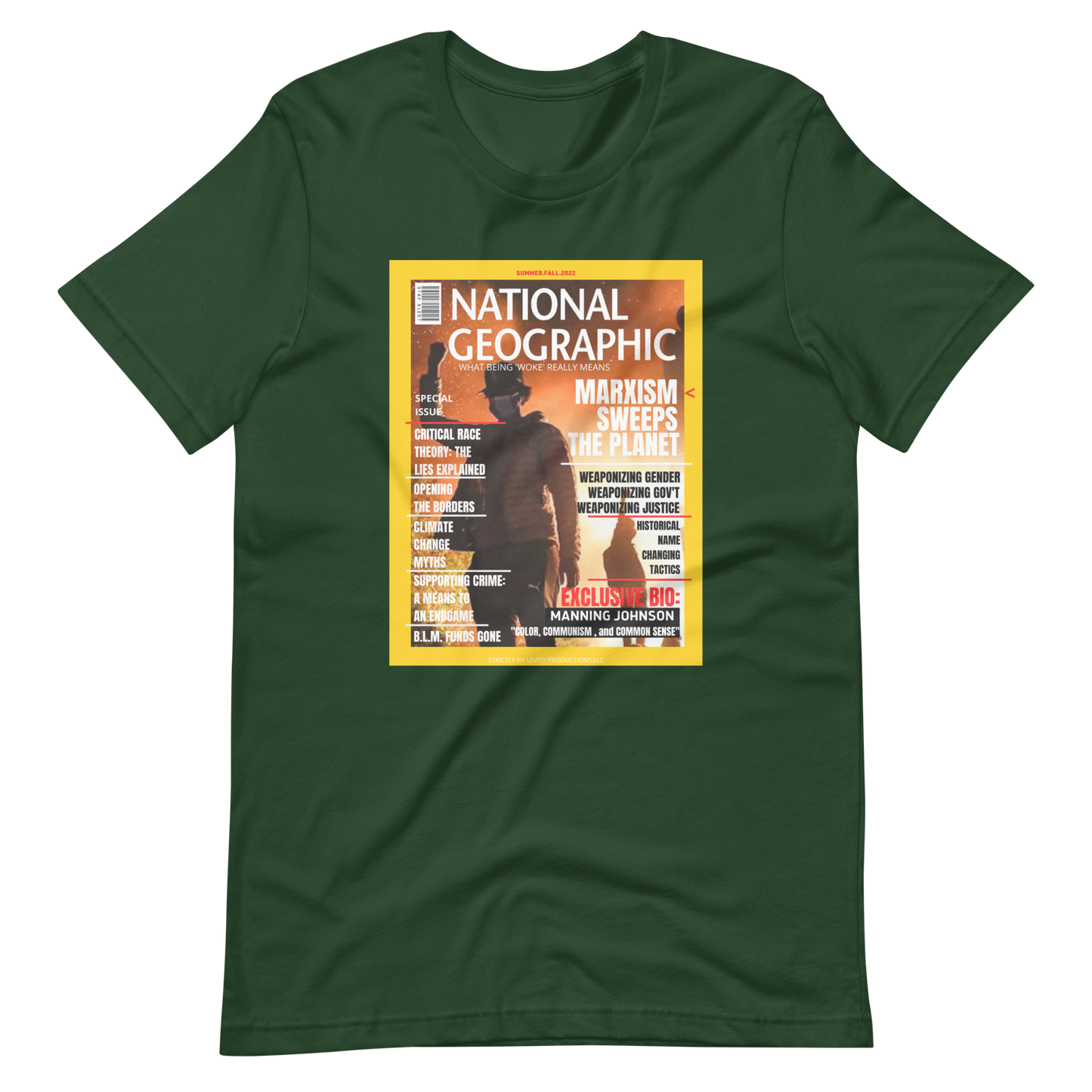 MARXISM/BLM/NATIONAL GEOGRAPHIC-PROVOCATIVE MAGAZINE SERIES