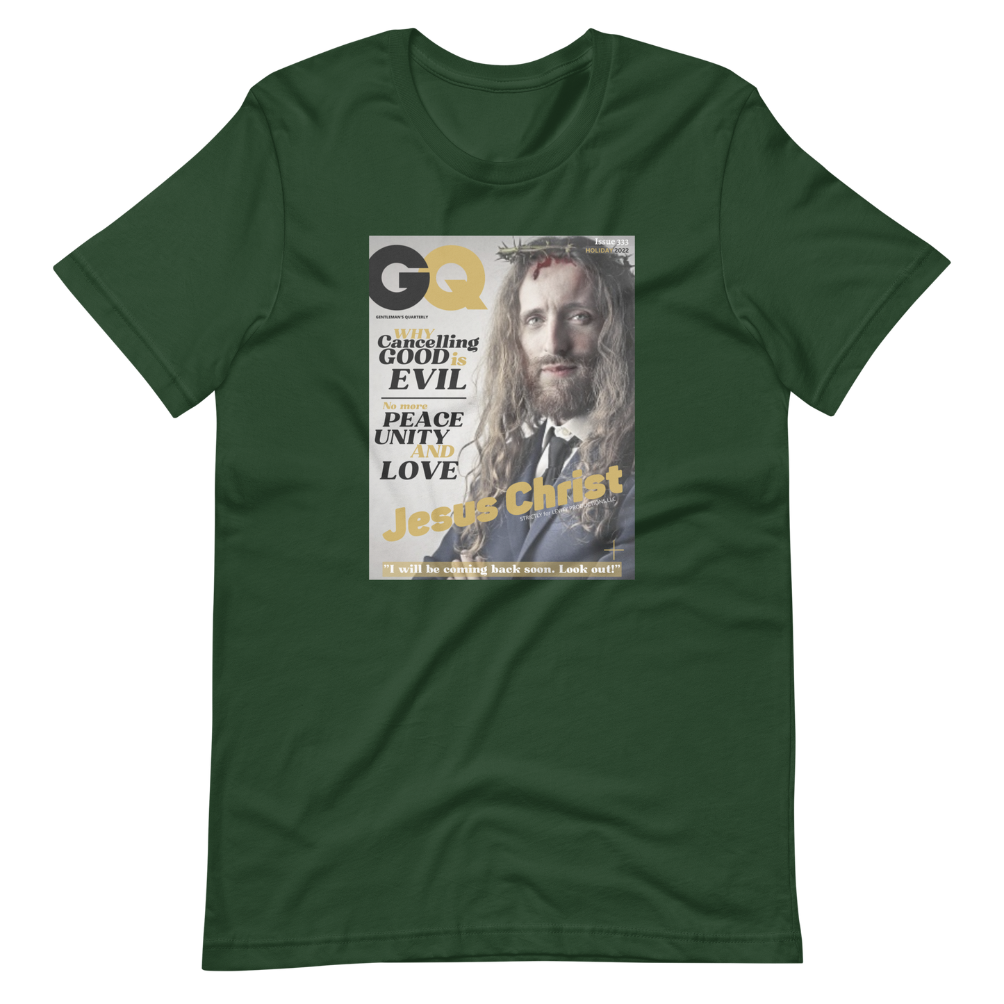 JESUS CHRIST/GENTLEMAN's QUARTERLY-PROVOCATIVE MAGAZINE SERIES