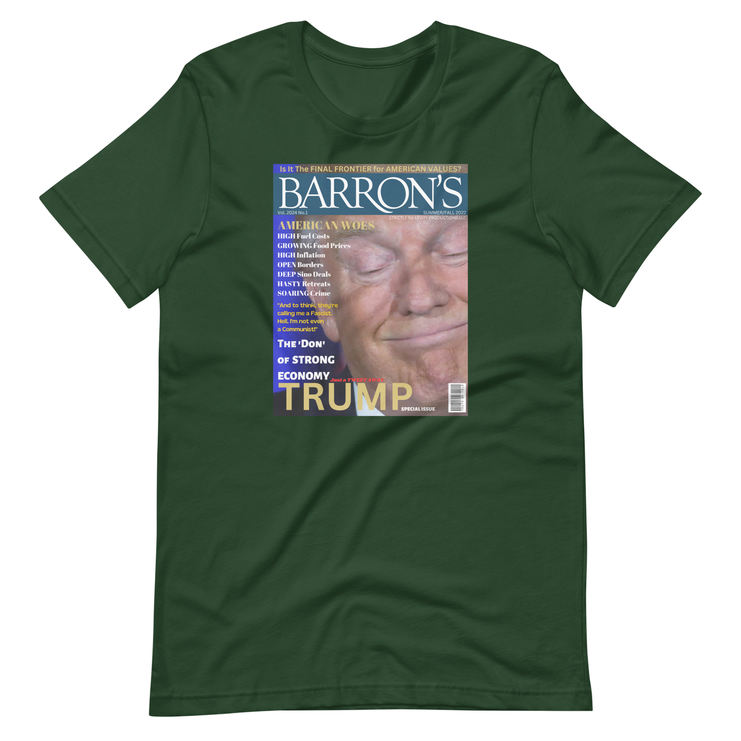 DONALD TRUMP/BARRON'S-PROVOCATIVE MAGAZINE SERIES