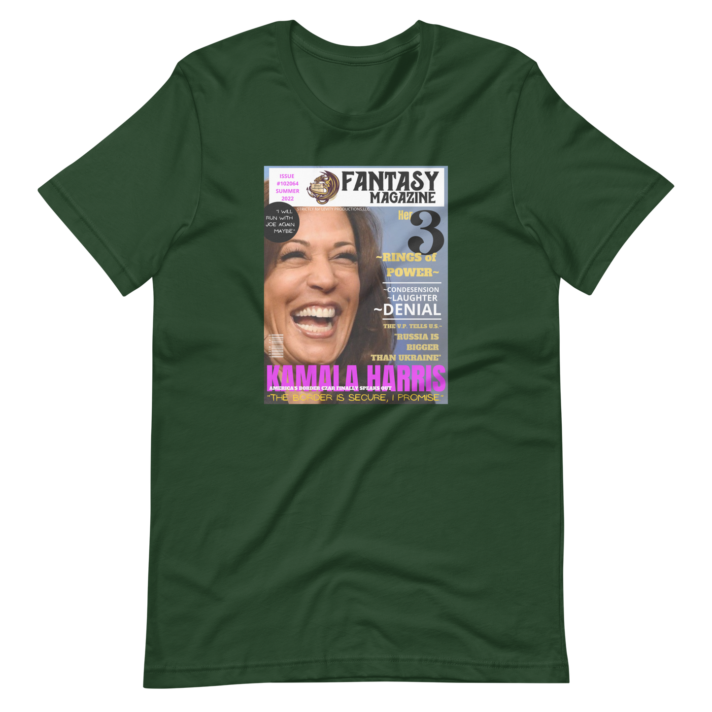 KAMALA HARRIS/FANTASY MAGAZINE-PROVOCATIVE MAGAZINE SERIES