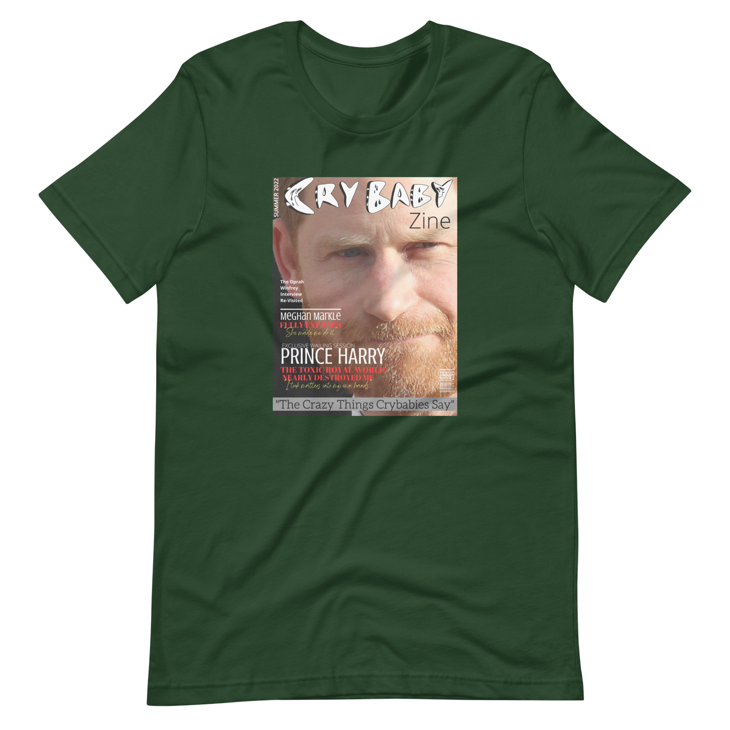 PRINCE HARRY/CRY BABY ZINE-PROVOCATIVE MAGAZINE SERIES