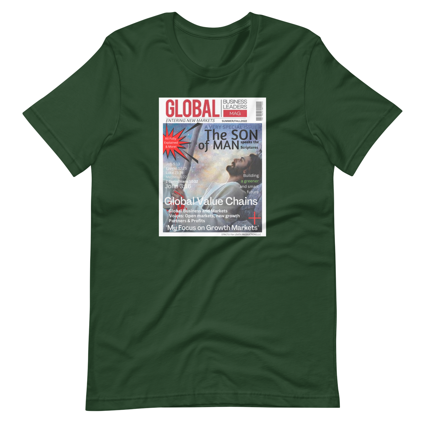 JESUS CHRIST/GLOBAL BUSINESS LEADERS-PROVOCATIVE MAGAZINE SERIES