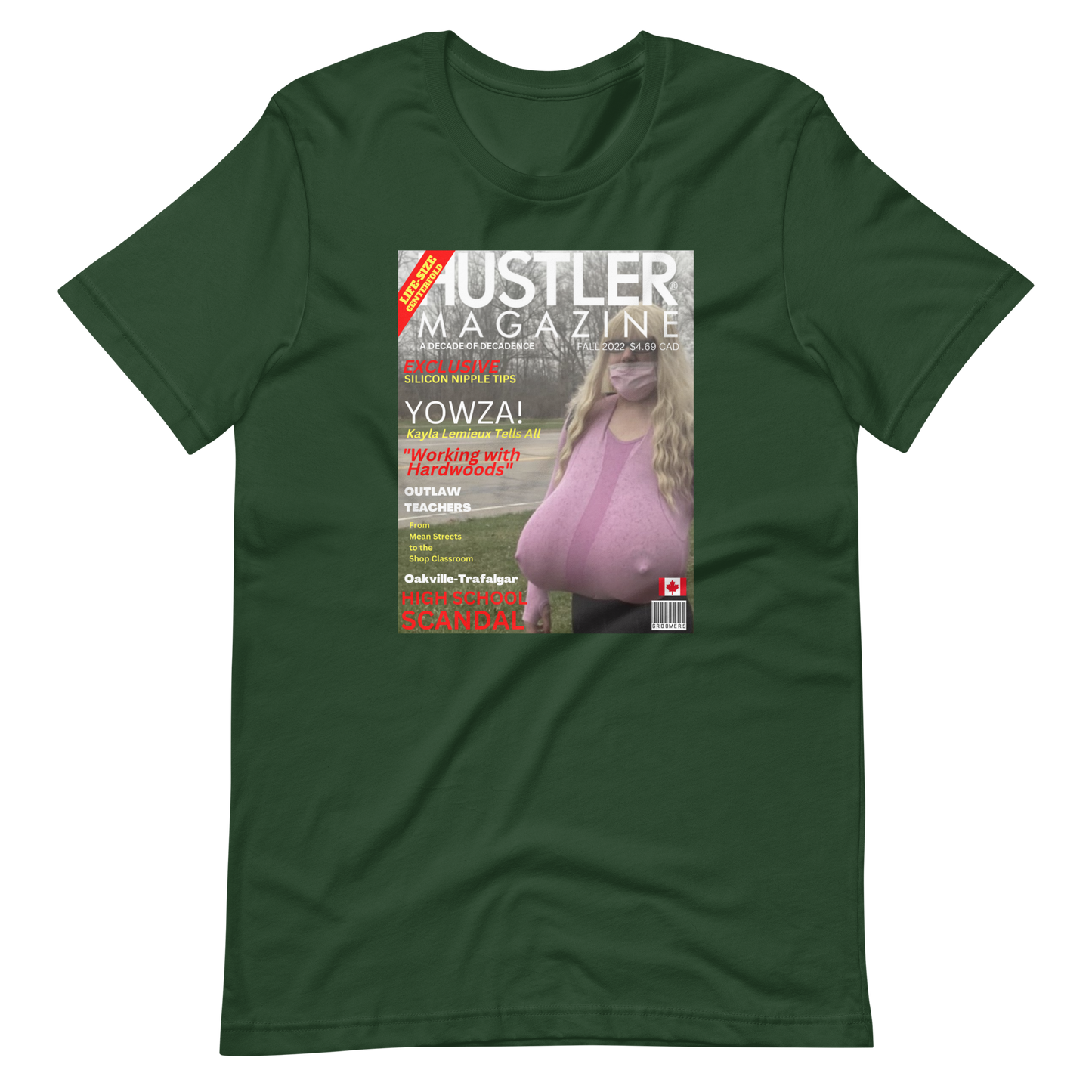 STEPHEN HANNAH aka KAYLA LEMIEUX/HUSTLER MAGAZINE-PROVOCATIVE MAGAZINE SERIES