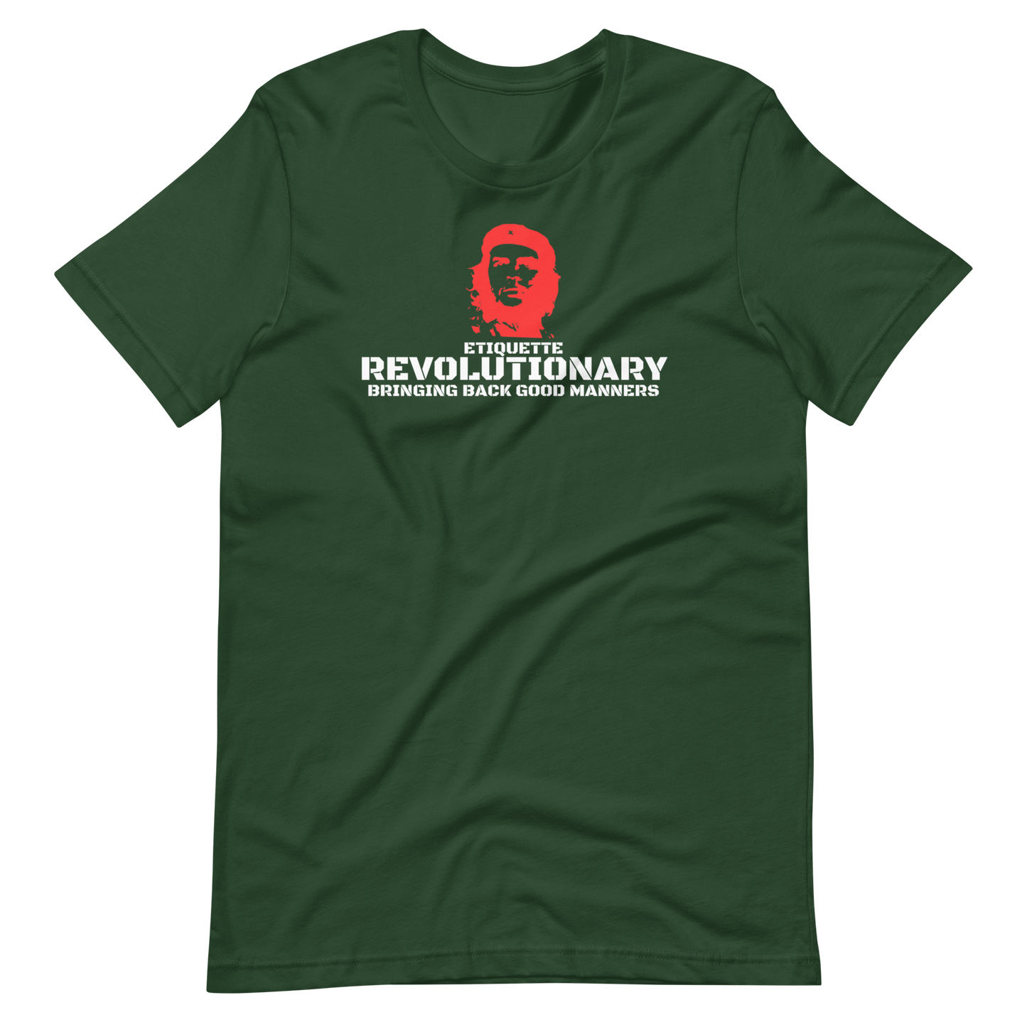 ETIQUETTE REVOLUTIONARY/CHE-WHITE LETTERING