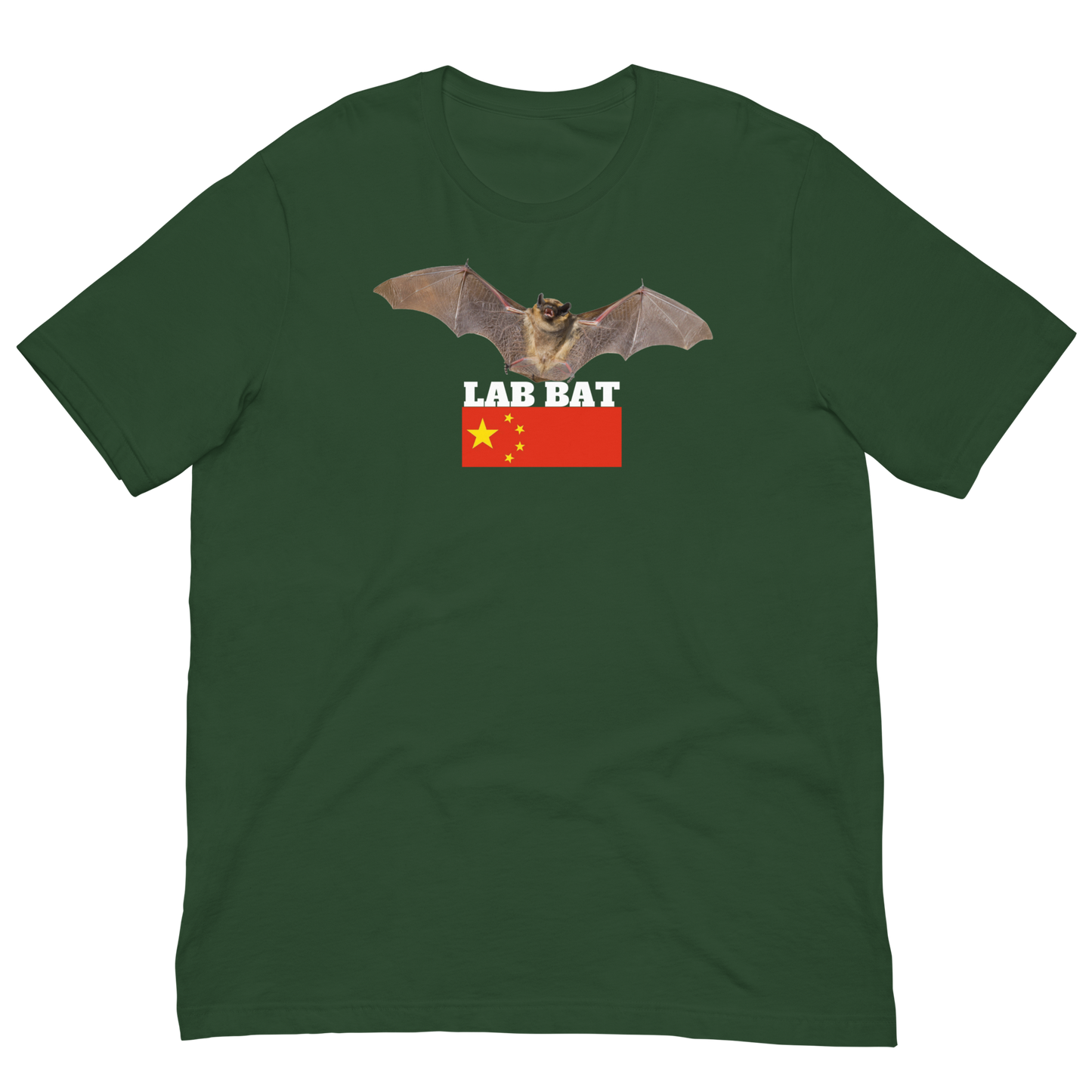 LAB BAT/WUHAN SURVIVOR-WHITE LETTERING