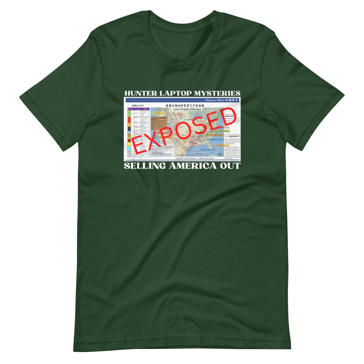 HUNTER LAPTOP MYSTERIES/SELLING AMERICA OUT-WHITE LETTERING