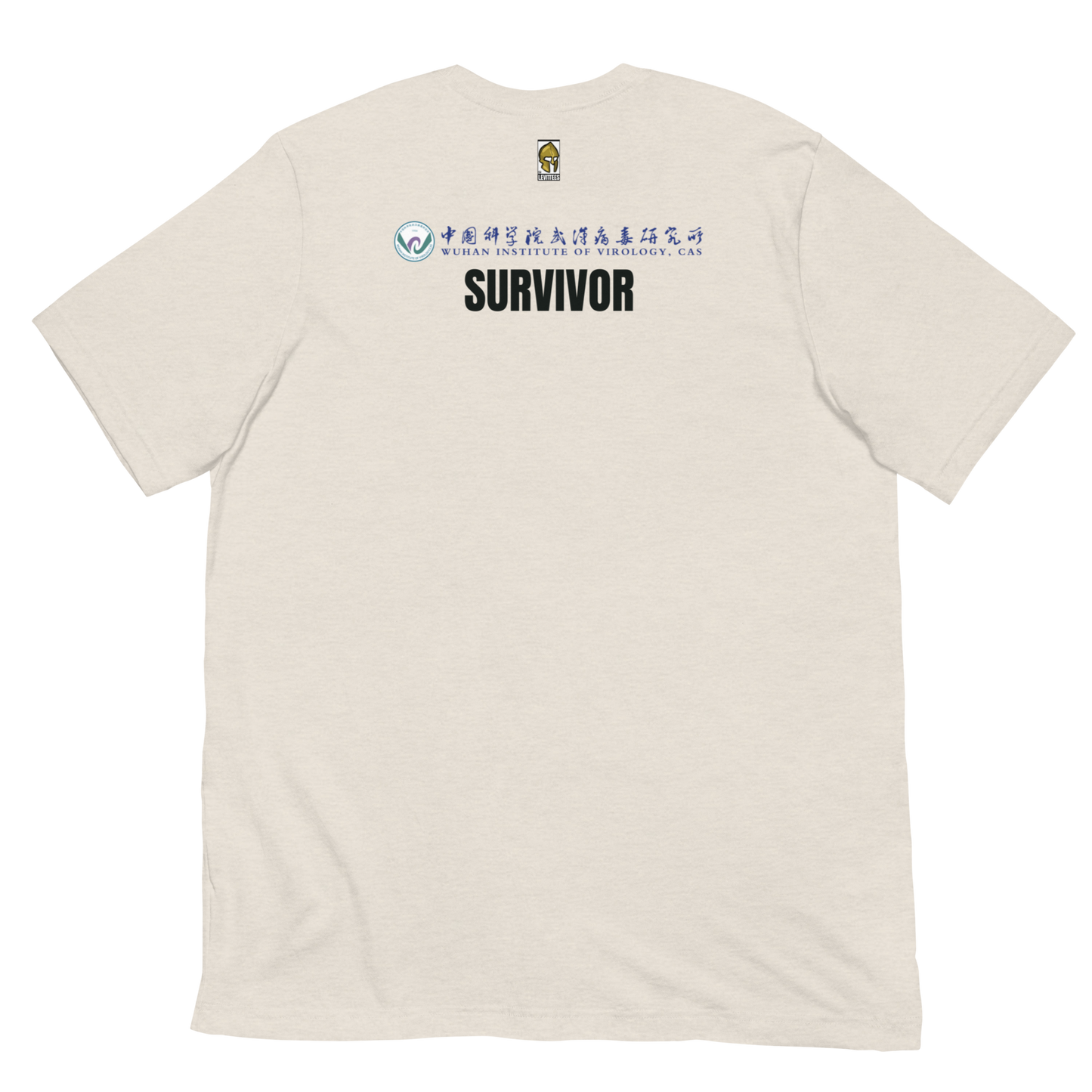 LAB BAT/WUHAN SURVIVIOR-BLACK LETTERING