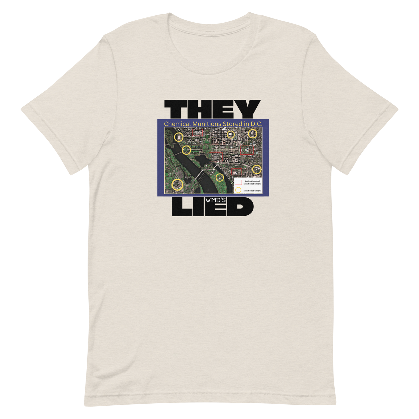 THEY LIED/WMDs-BLACK LETTERING