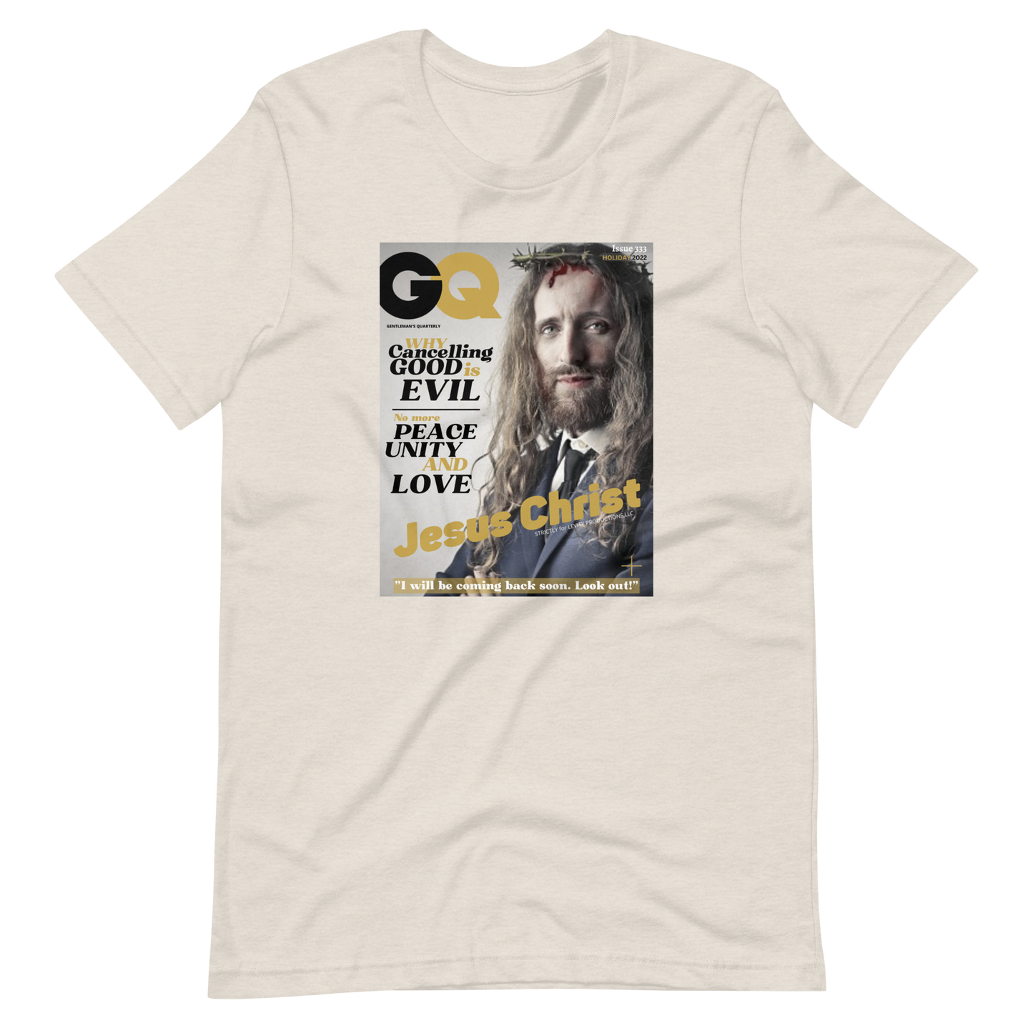 JESUS CHRIST/GENTLEMAN's QUARTERLY-PROVOCATIVE MAGAZINE SERIES