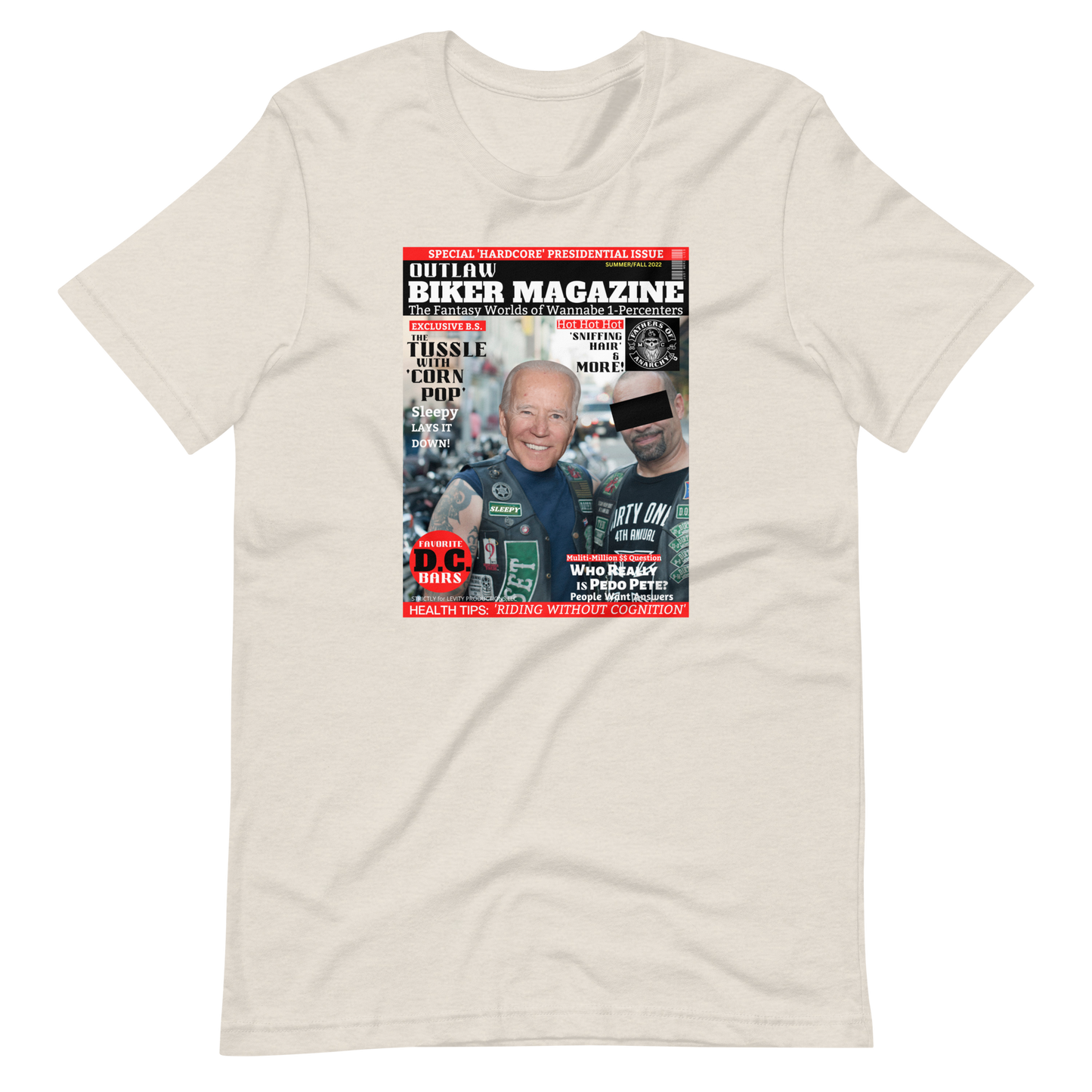 JOE BIDEN/OUTLAW BIKER MAGAZINE-PROVOCATIVE MAGAZINE SERIES