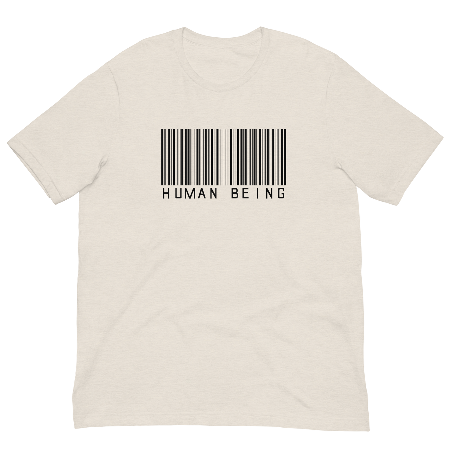 NOT A BAR CODE HUMAN-BLACK LETTERING