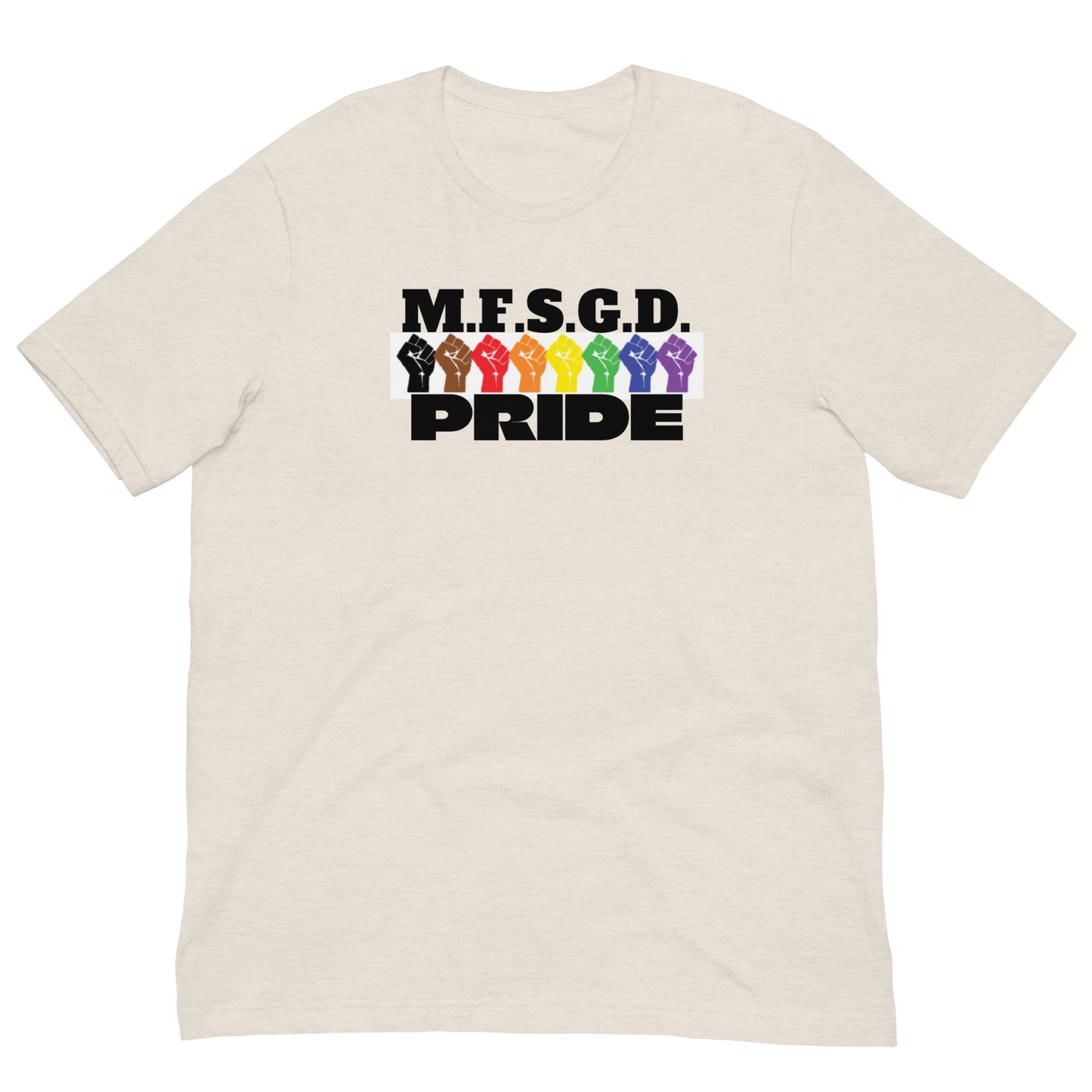 M.F.S.G.D. PRIDE-BLACK LETTERING