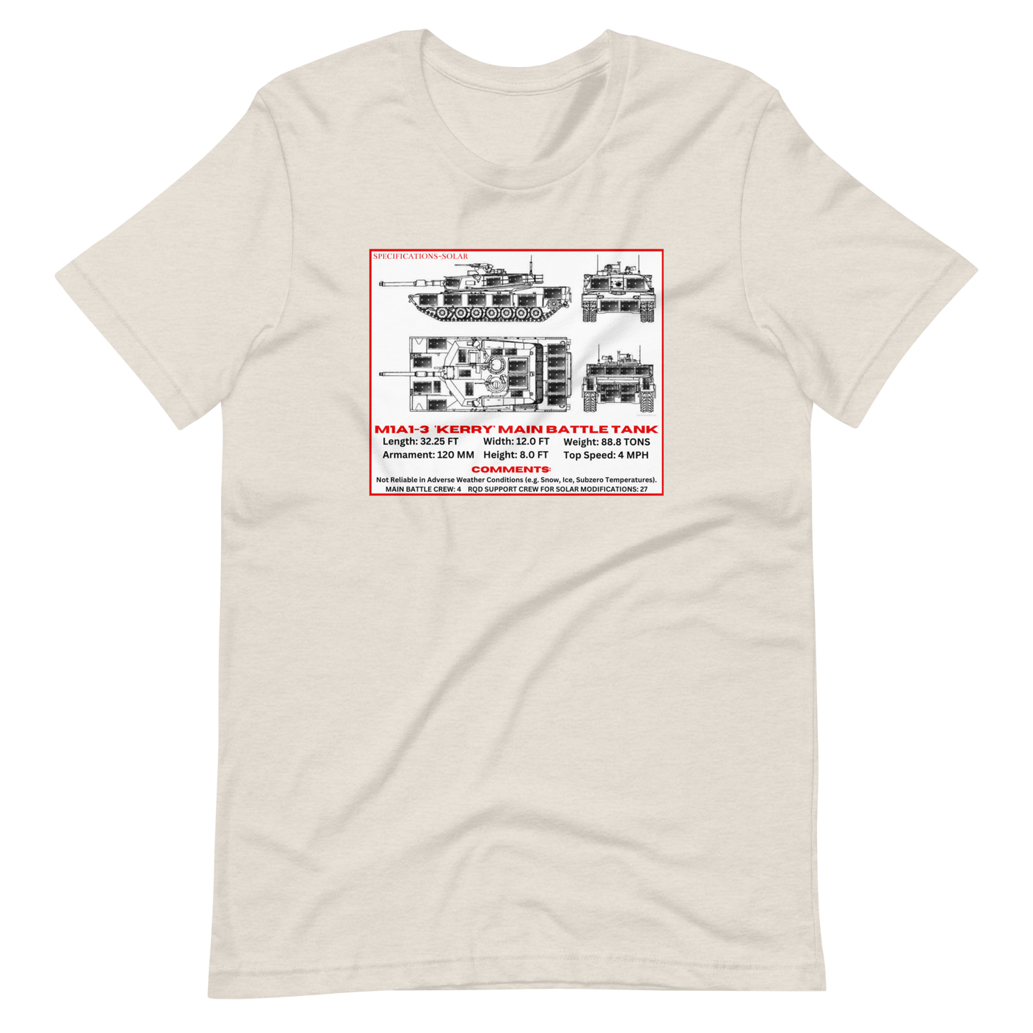 M1A1-3 "KERRY" MAIN BATTLE TANK (SOLAR WEAPONRY)