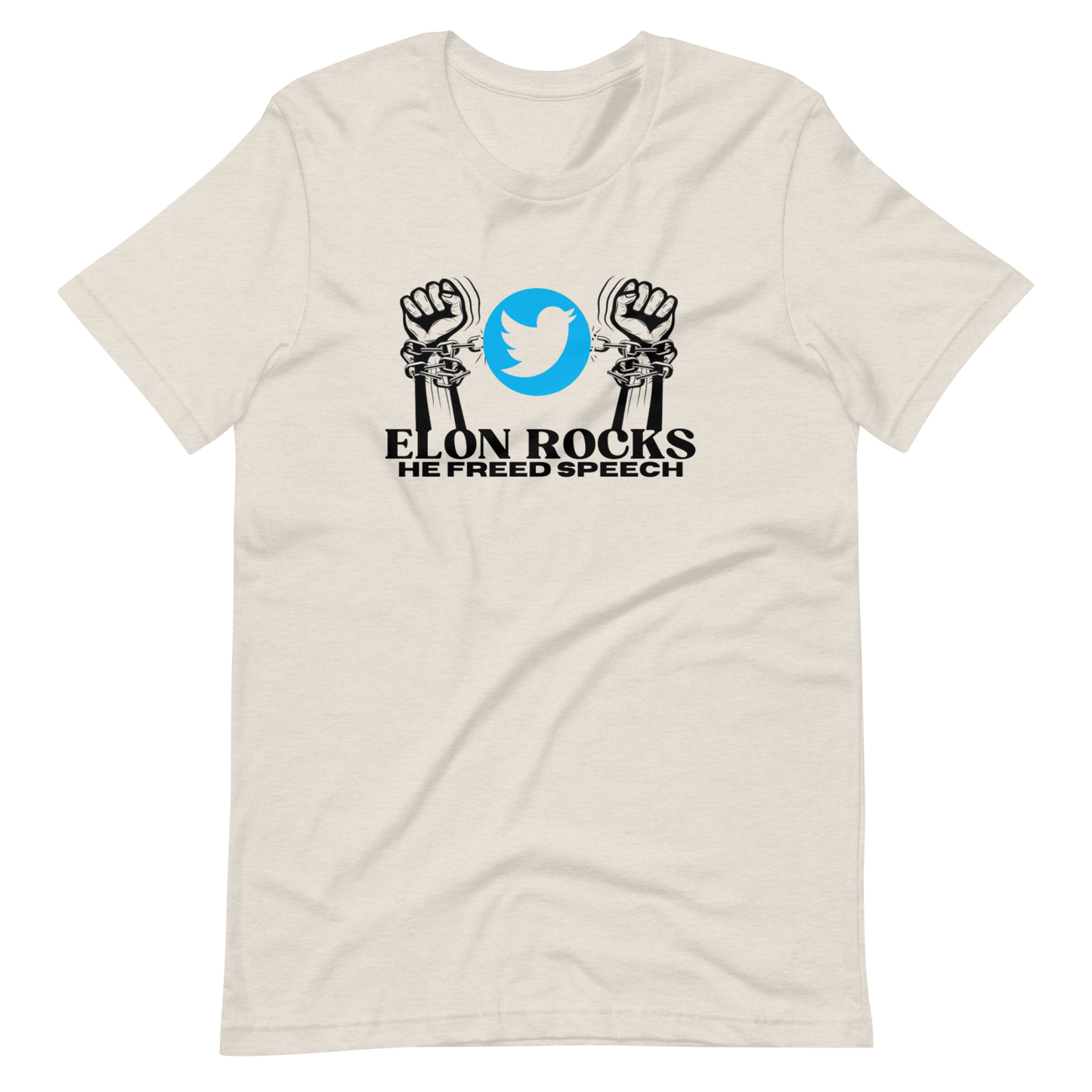 ELON ROCKS/HE FREED SPEECH-BLACK LETTERING