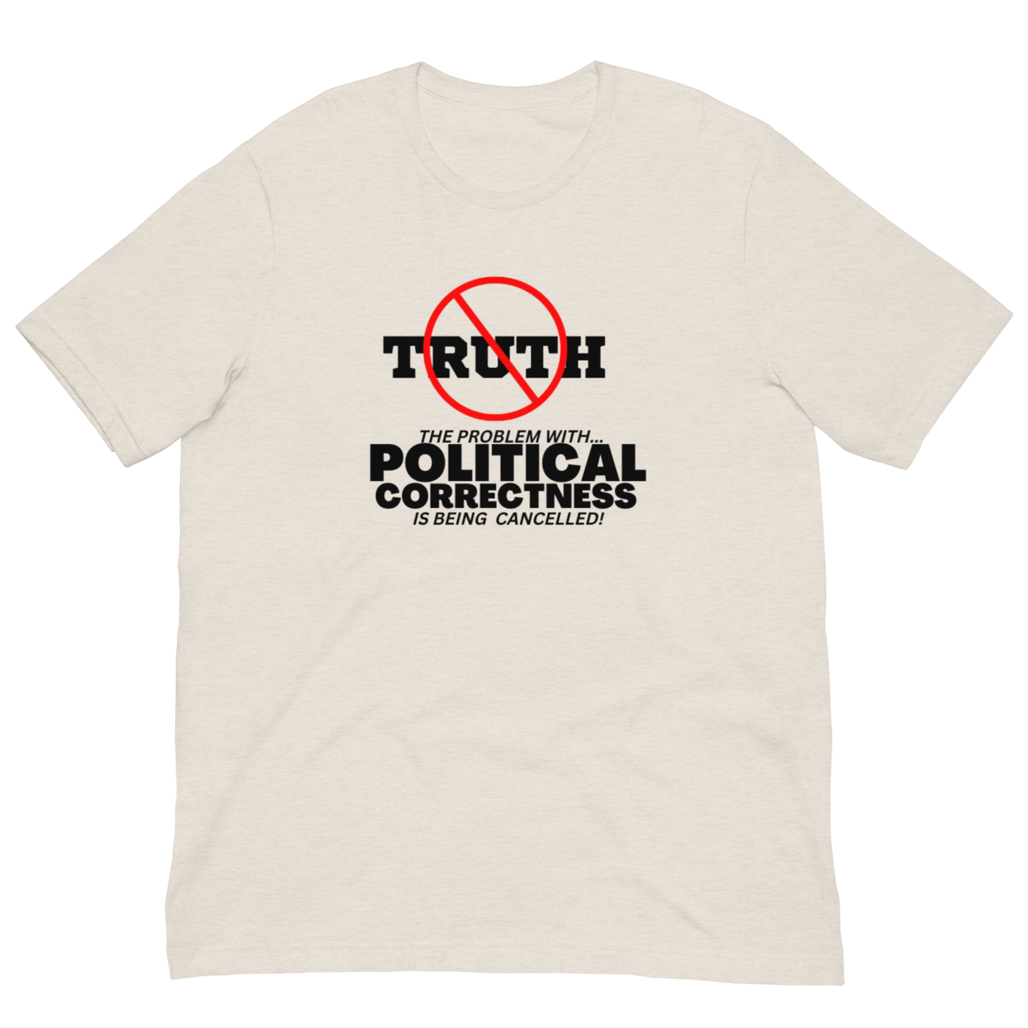PC/CANCELLING TRUTH-BLACK LETTERING