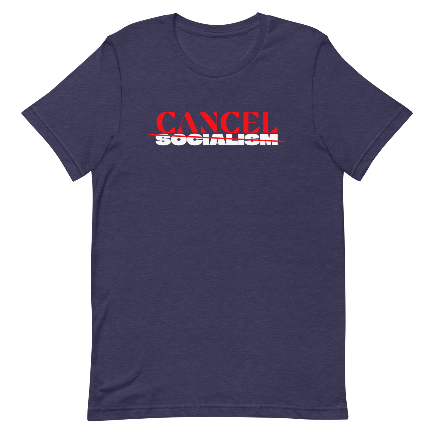 CANCEL SOCIALISM-RED/WHITE LETTERING