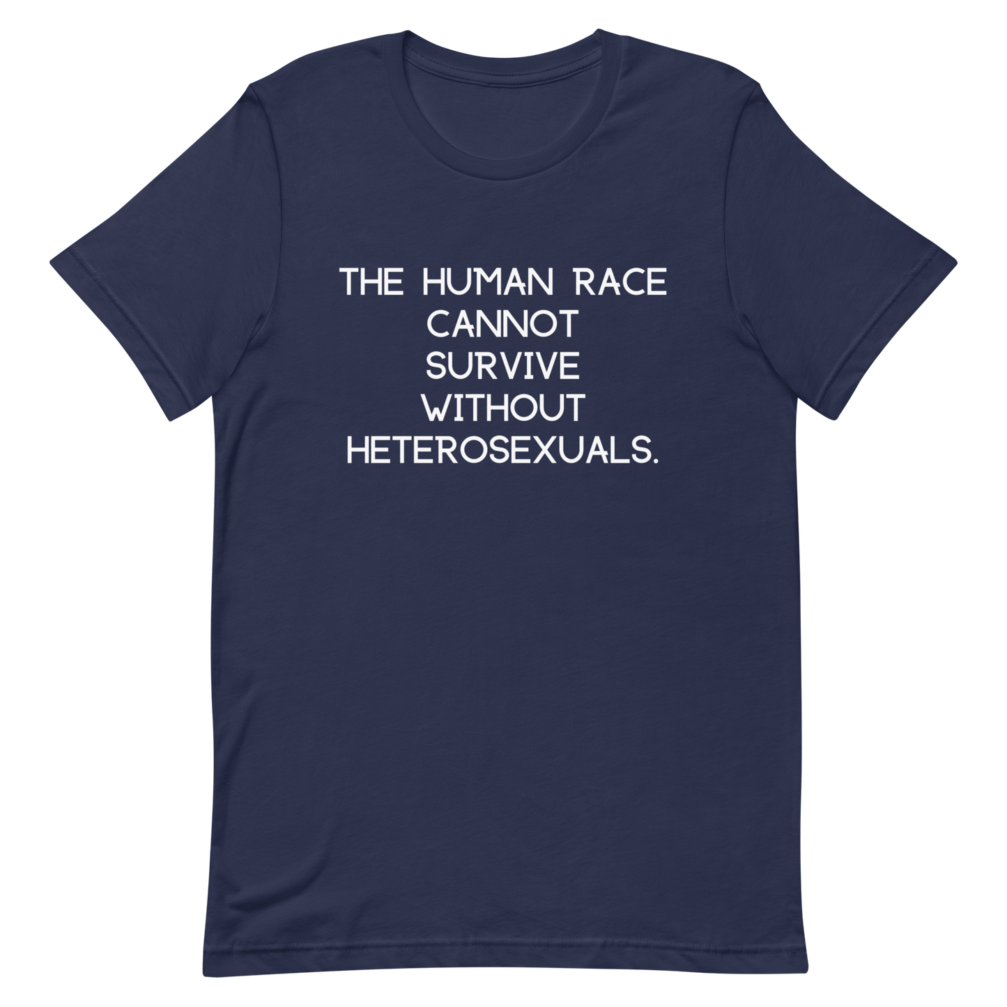 HETEROSEXUAL SURVIVAL-WHITE LETTERING