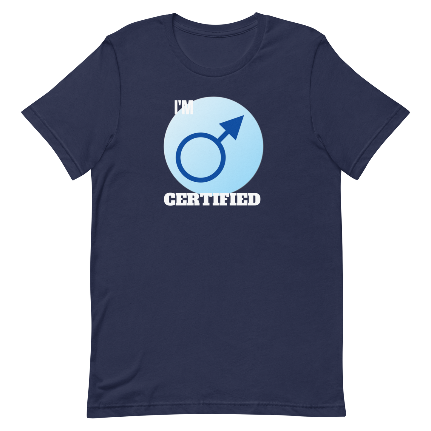 CERTIFIED MALE-WHITE LETTERS