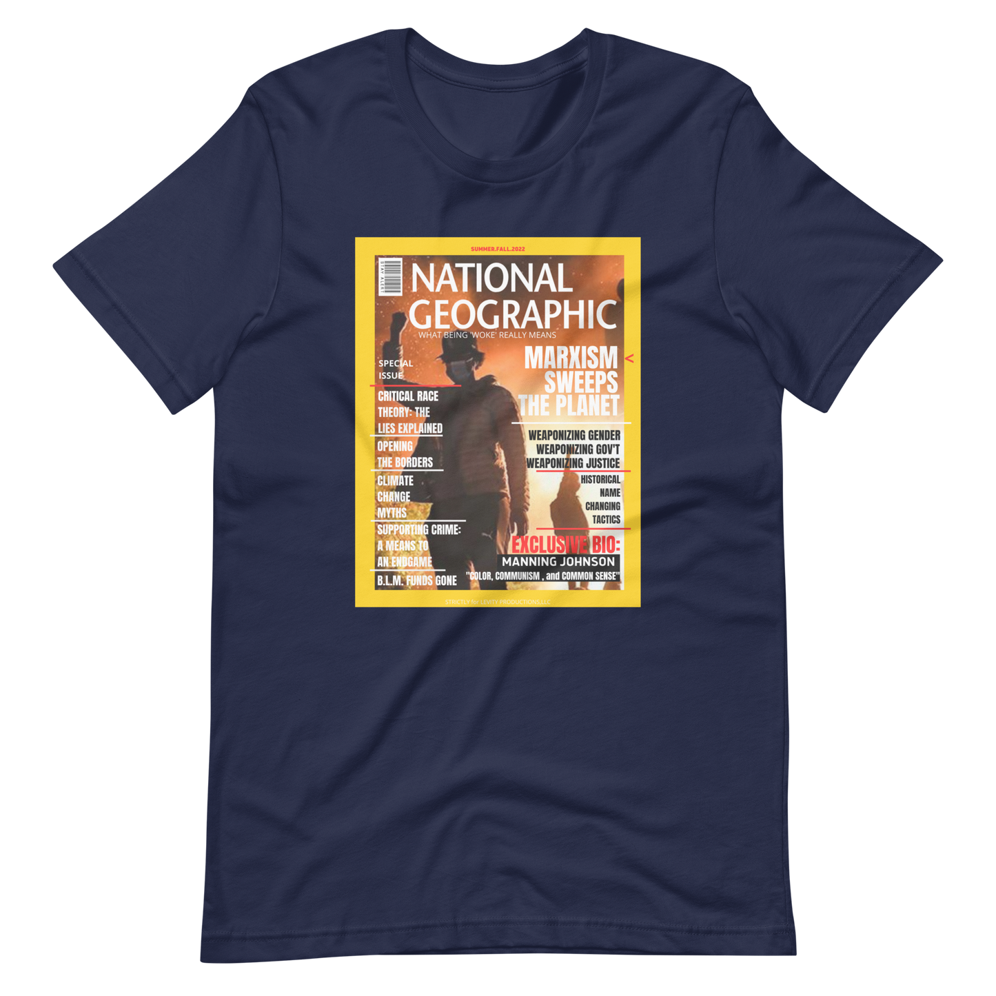 MARXISM/BLM/NATIONAL GEOGRAPHIC-PROVOCATIVE MAGAZINE SERIES