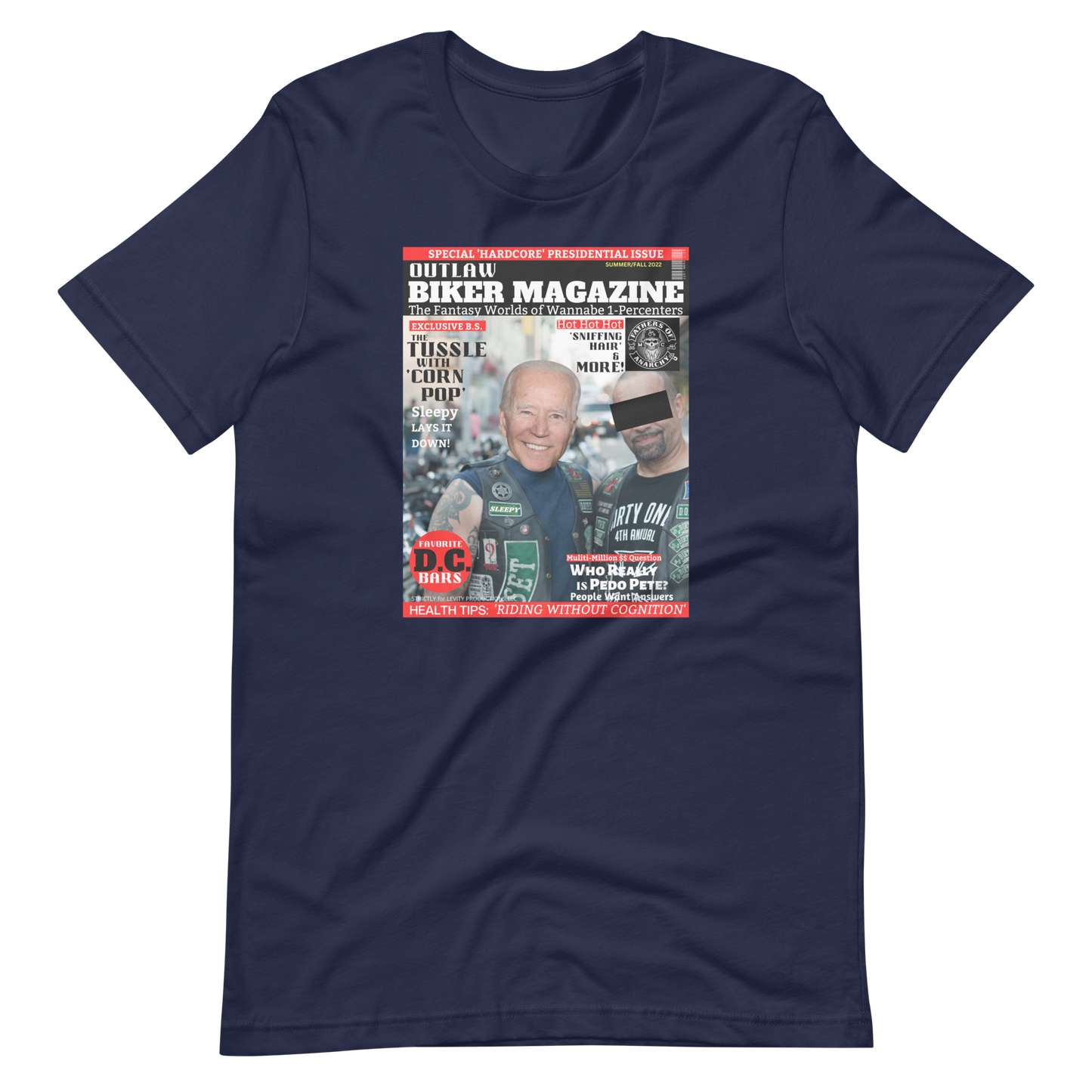 JOE BIDEN/OUTLAW BIKER MAGAZINE-PROVOCATIVE MAGAZINE SERIES