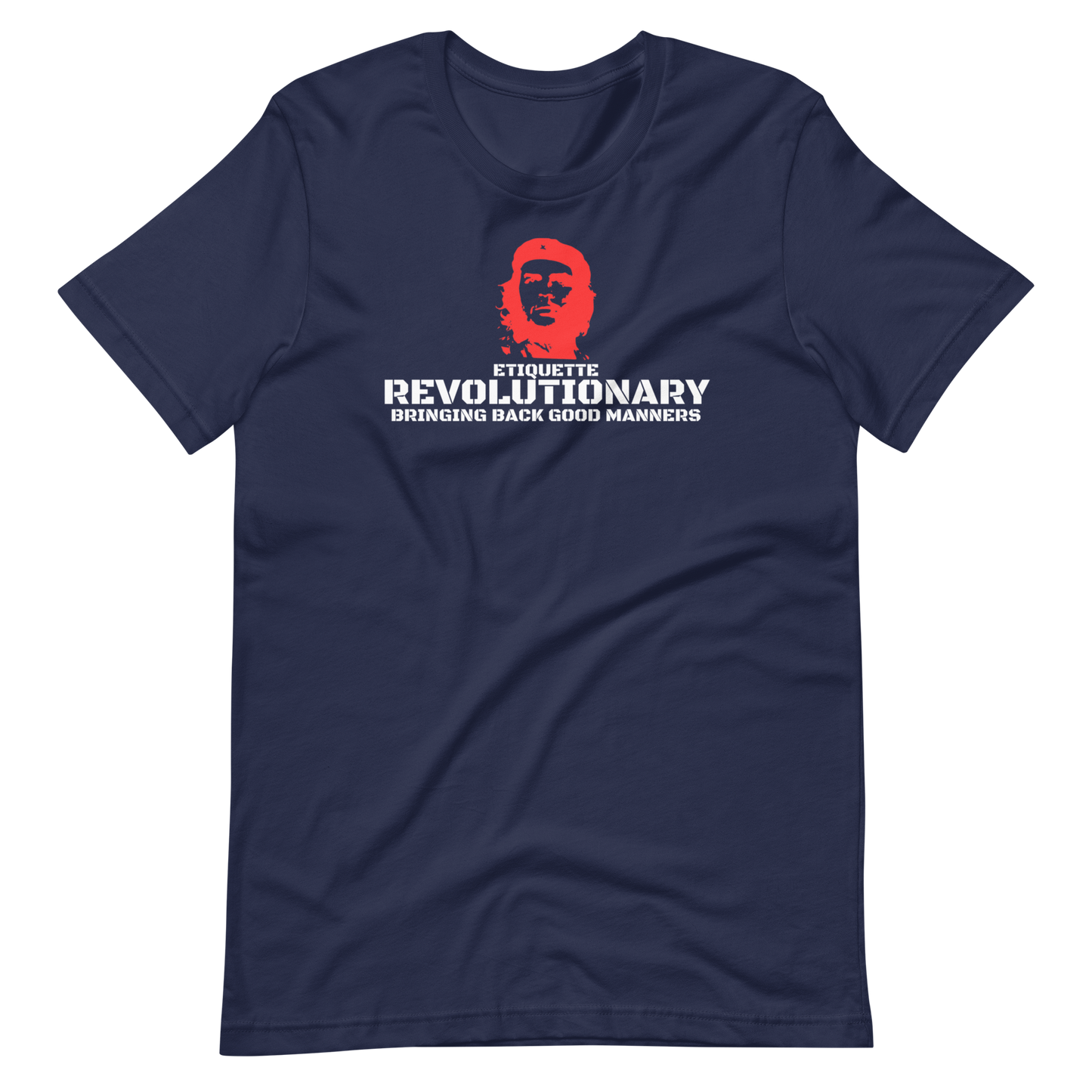 ETIQUETTE REVOLUTIONARY/CHE-WHITE LETTERING