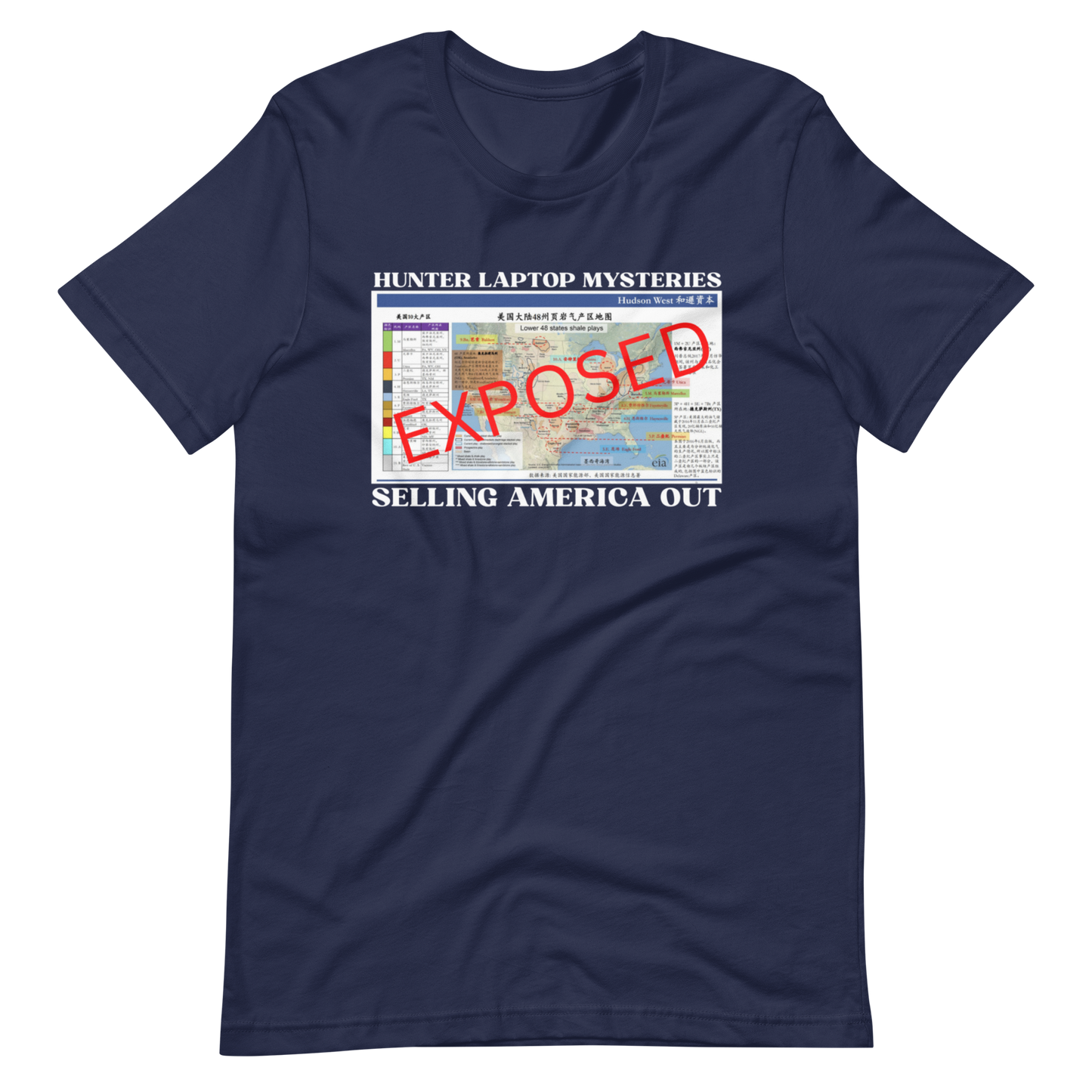 HUNTER LAPTOP MYSTERIES/SELLING AMERICA OUT-WHITE LETTERING