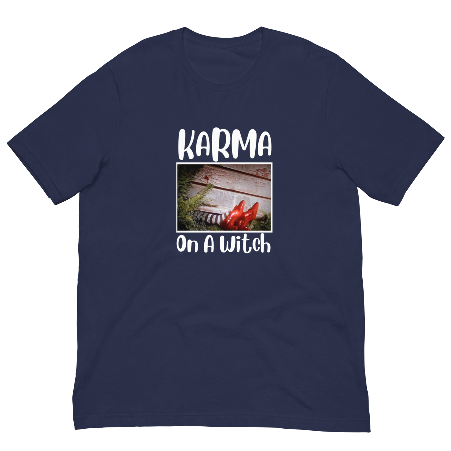 KARMA ON A WITCH-WHITE LETTERING