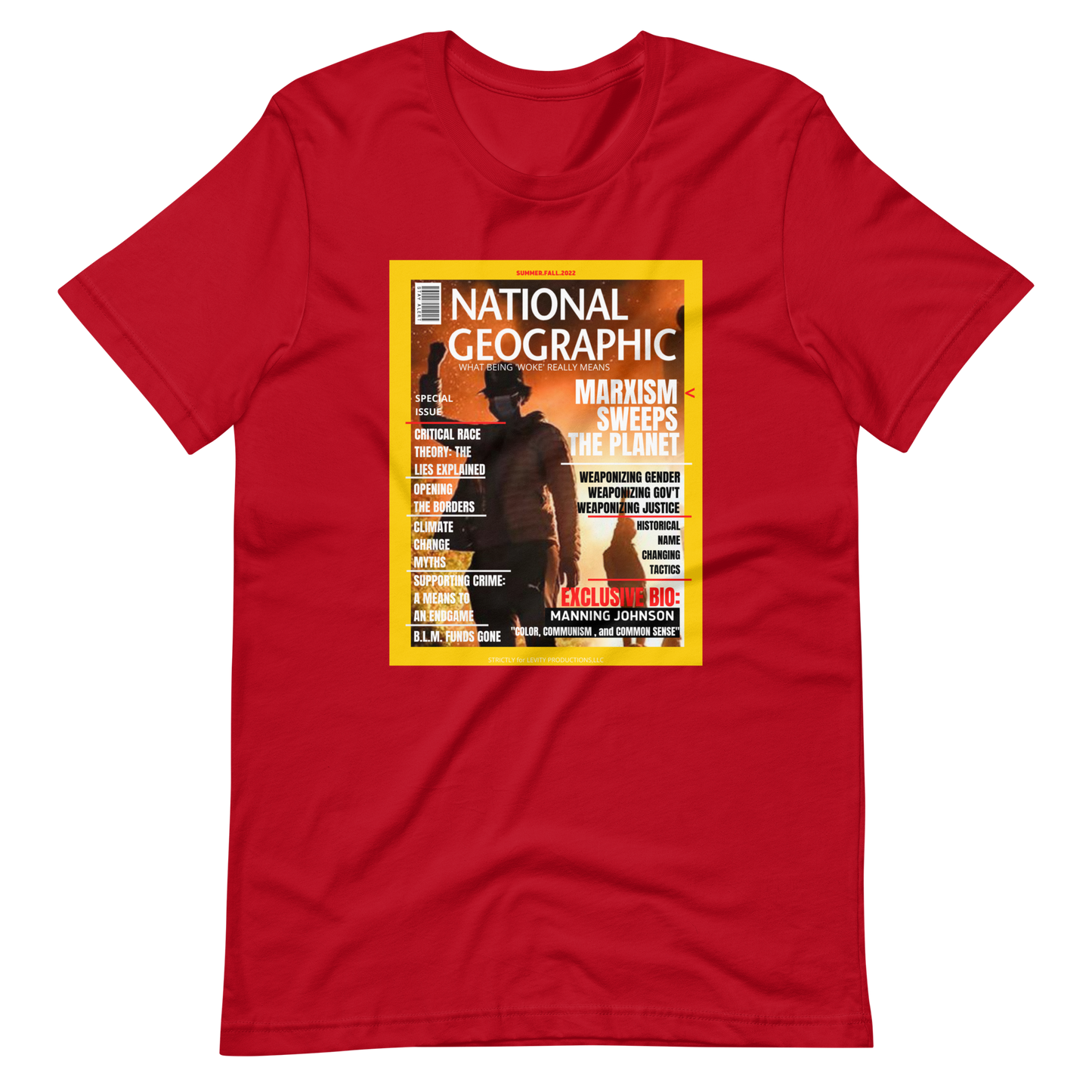 MARXISM/BLM/NATIONAL GEOGRAPHIC-PROVOCATIVE MAGAZINE SERIES