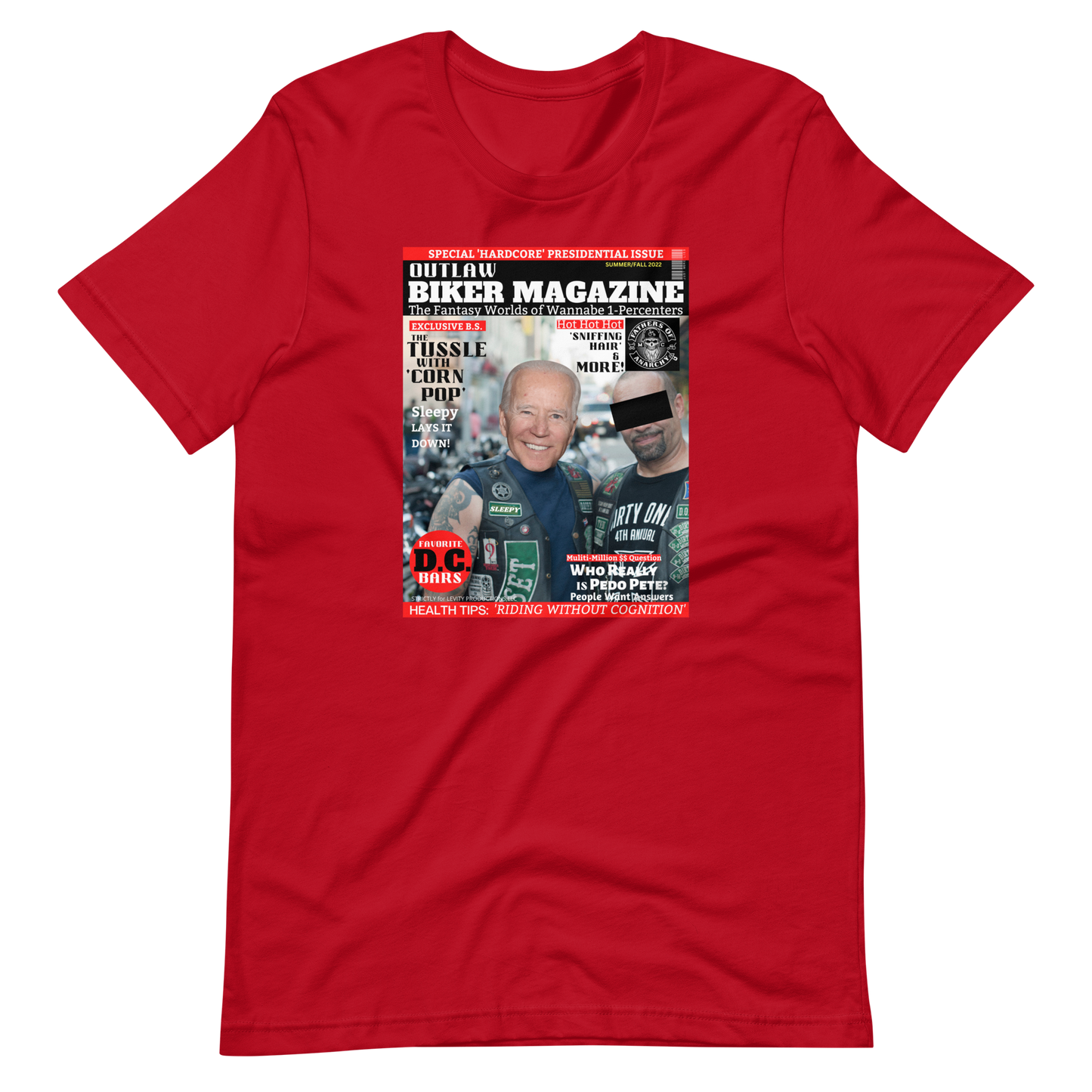JOE BIDEN/OUTLAW BIKER MAGAZINE-PROVOCATIVE MAGAZINE SERIES