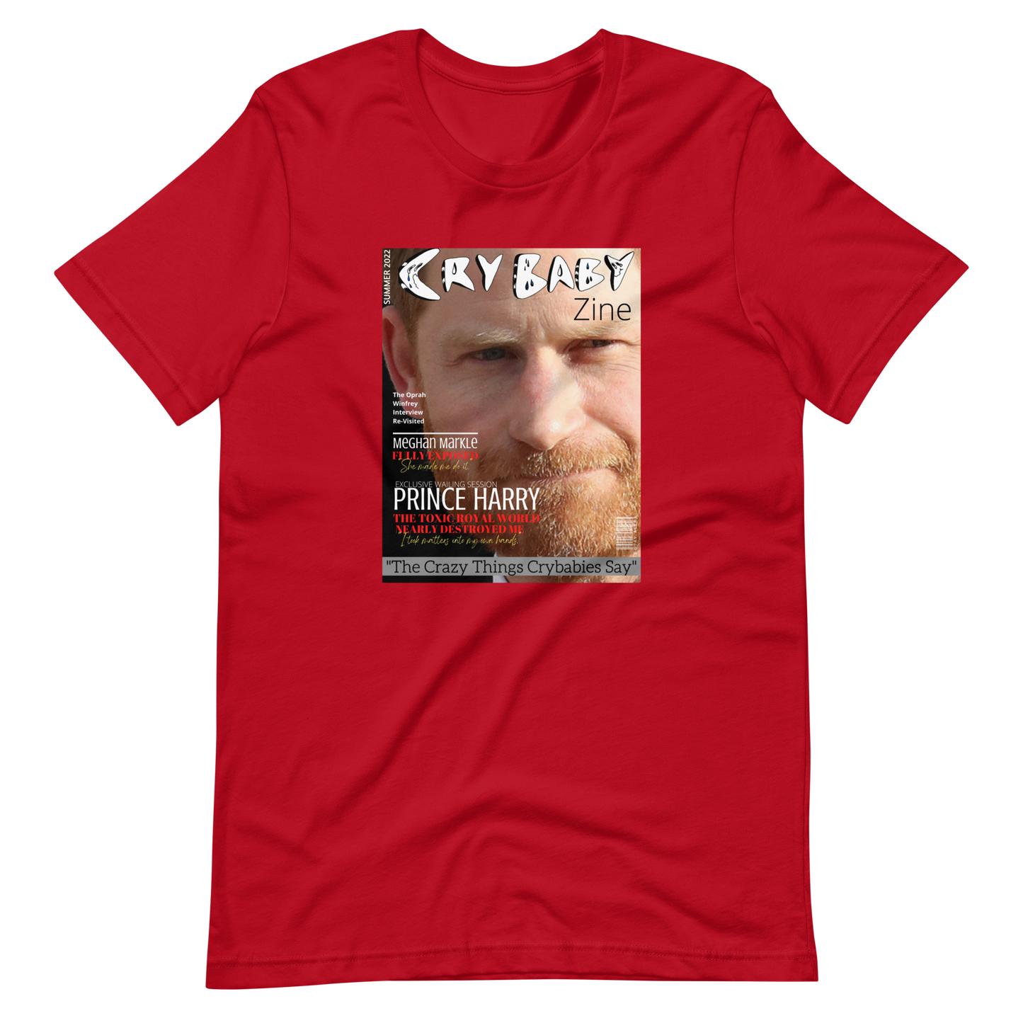 PRINCE HARRY/CRY BABY ZINE-PROVOCATIVE MAGAZINE SERIES