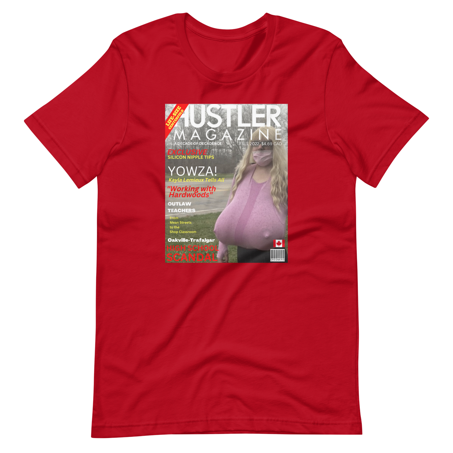 STEPHEN HANNAH aka KAYLA LEMIEUX/HUSTLER MAGAZINE-PROVOCATIVE MAGAZINE SERIES