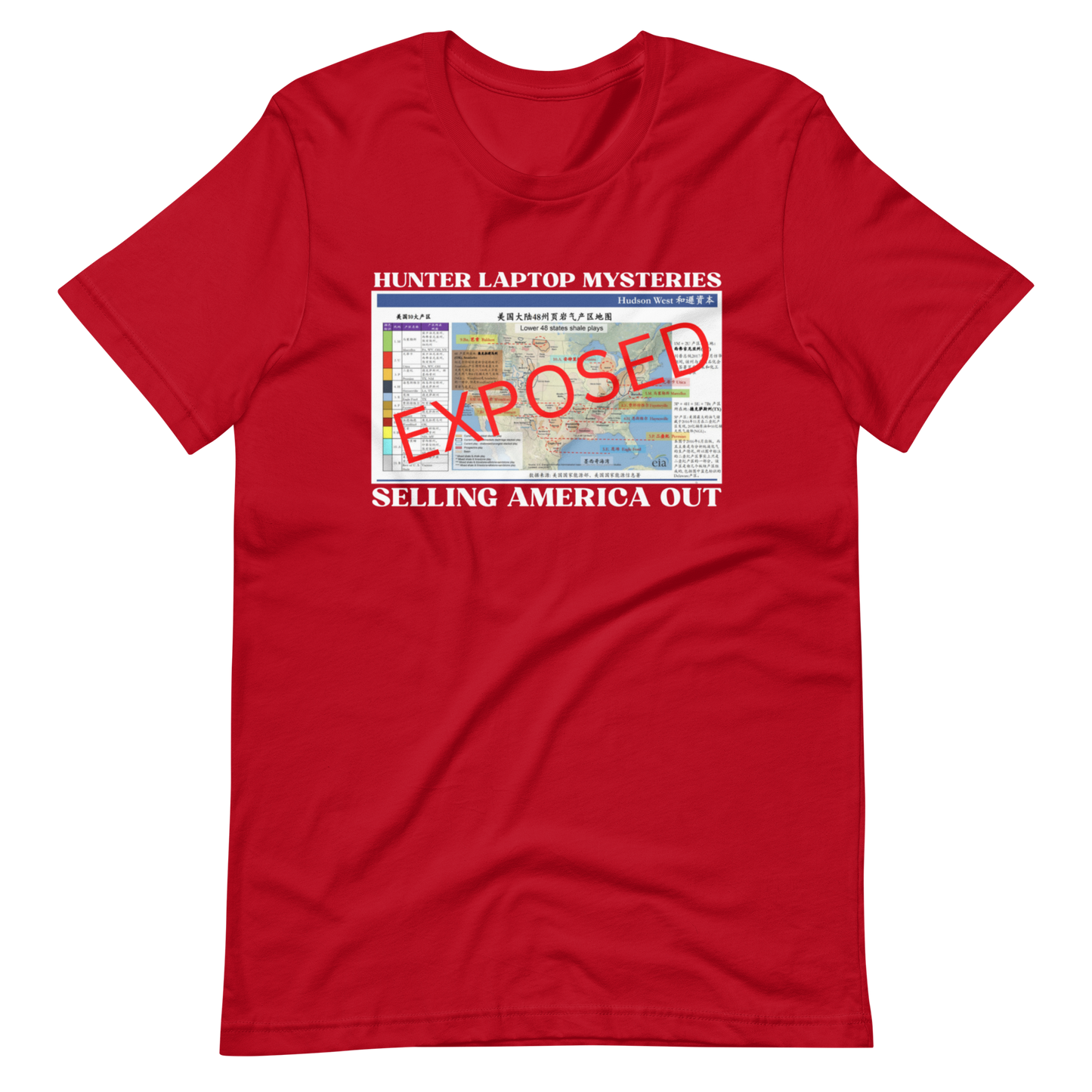 HUNTER LAPTOP MYSTERIES/SELLING AMERICA OUT-WHITE LETTERING