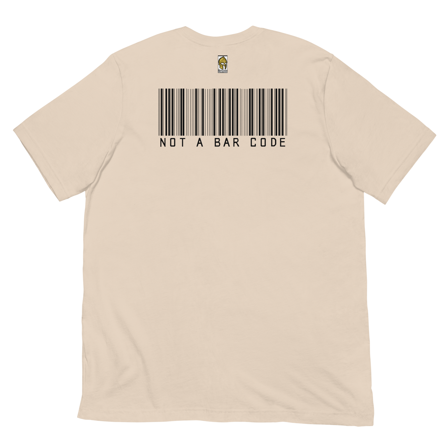NOT A BAR CODE HUMAN-BLACK LETTERING