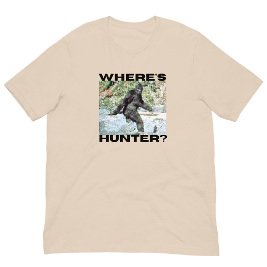 BIGFOOT/WHERE'S HUNTER-BLACK LETTERING