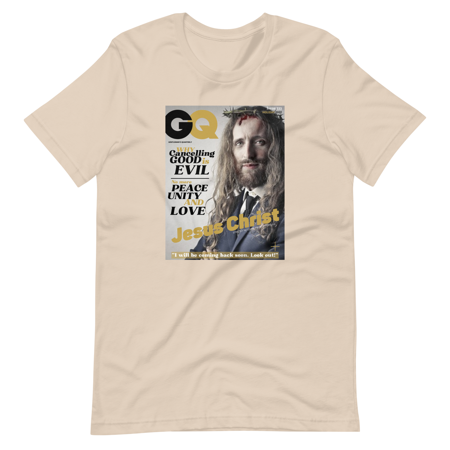 JESUS CHRIST/GENTLEMAN's QUARTERLY-PROVOCATIVE MAGAZINE SERIES